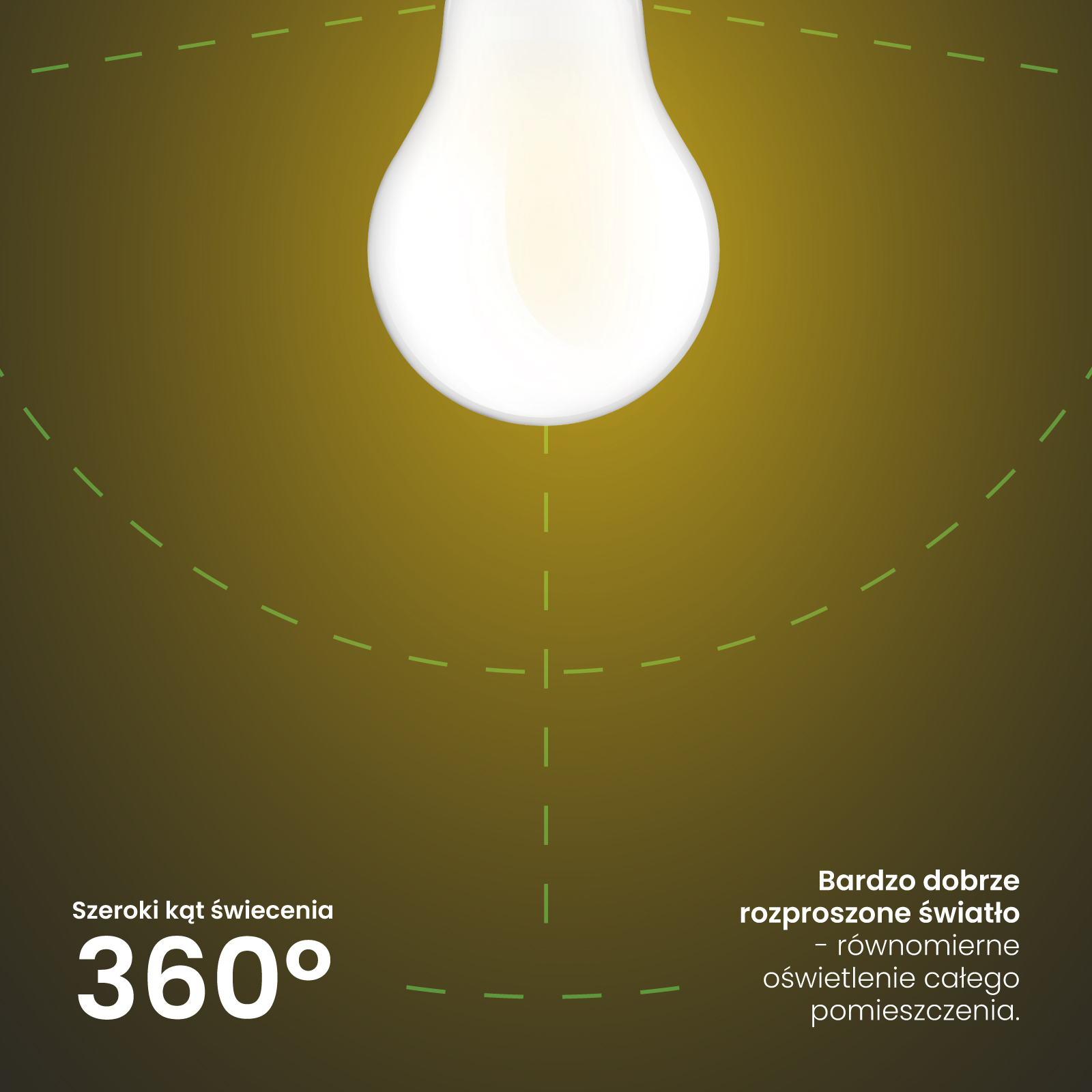 Żarówka LED E27 A60 4W = 60W 840lm 3000K Ciepła 360° FILAMENT LUMILED - druga cecha produktu