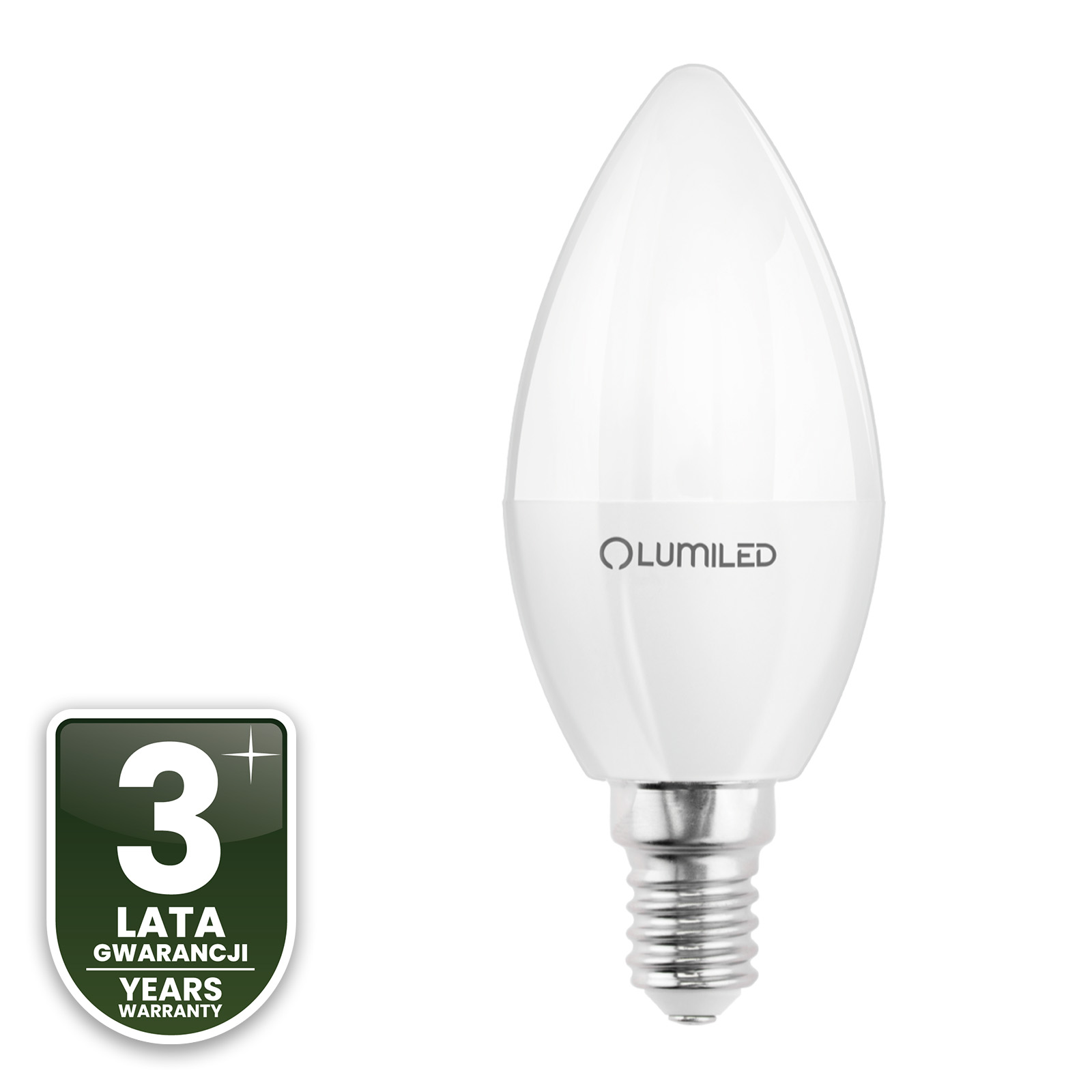 Żarówka LED E14 Świeczka B35 10W = 75W 1100lm 3000K Ciepła 180° LUMILED - czwarta cecha produktu
