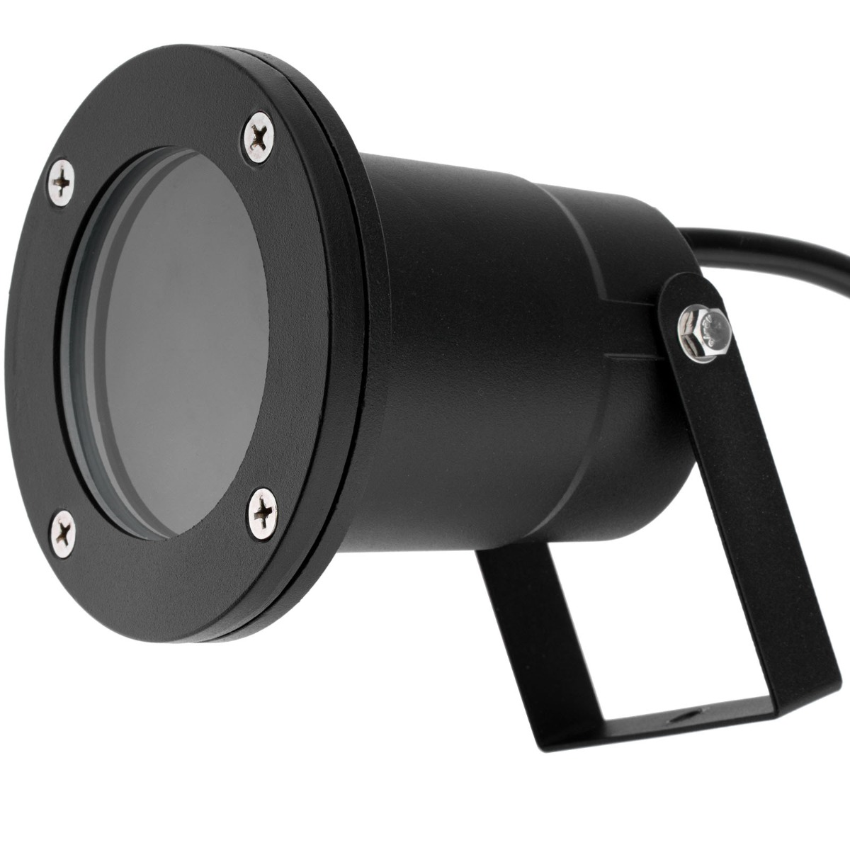 Lampa Ogrodowa Wbijana LED GU10 IP65 WODOSZCZELNA Czarna z Przewodem 1m HORTI LUMILED - pierwsza cecha produktu