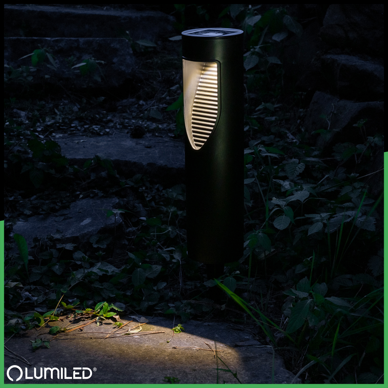 Lampa Solarna Ogrodowa LED Wbijana Słupek 34cm BURGO 4000K IP44 LUMILED - obszar zastosowań