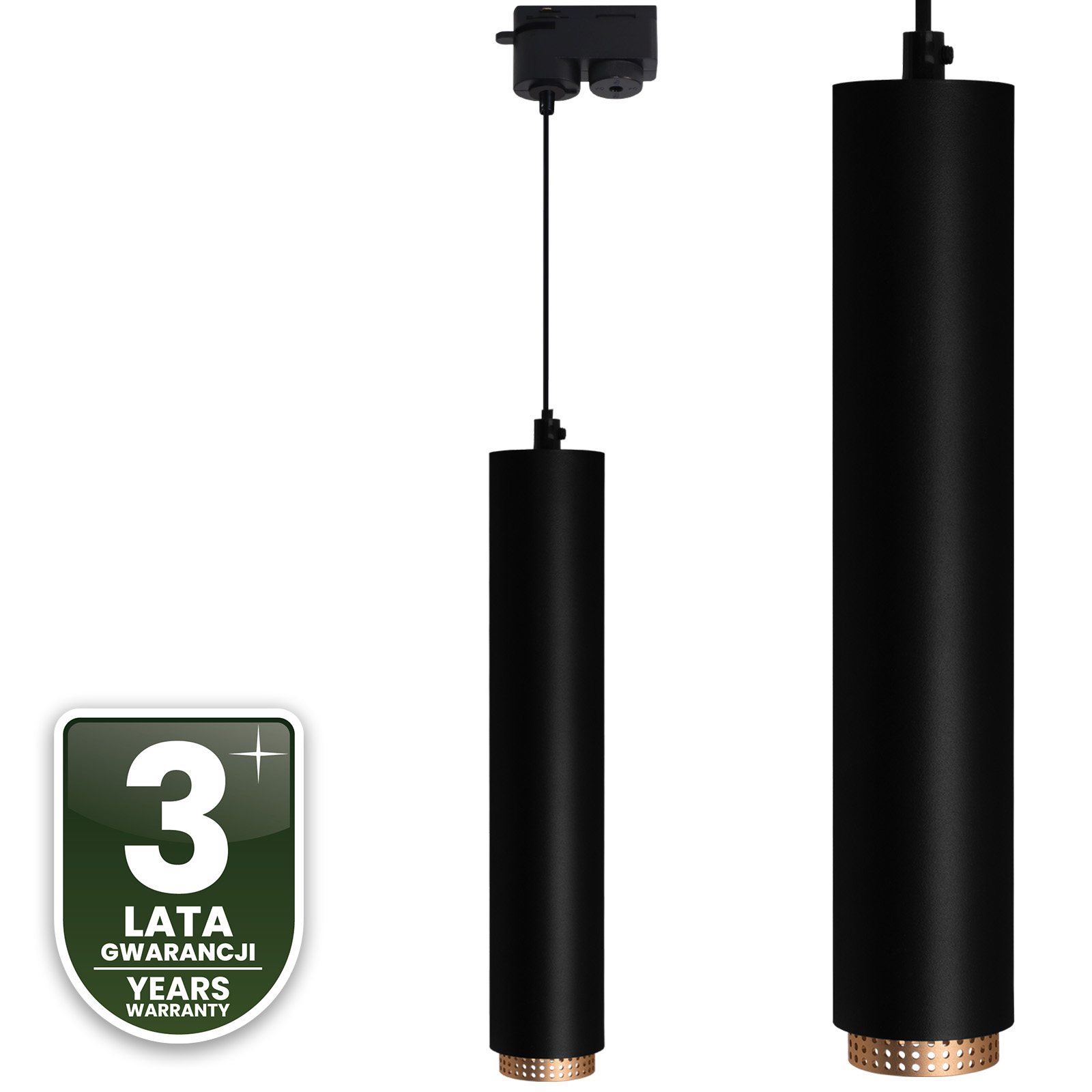 Lampa Wisząca Sufitowa Zwis 29cm Reflektor GU10 LED ELIGIS Czarny LUMILED - czwarta cecha produktu