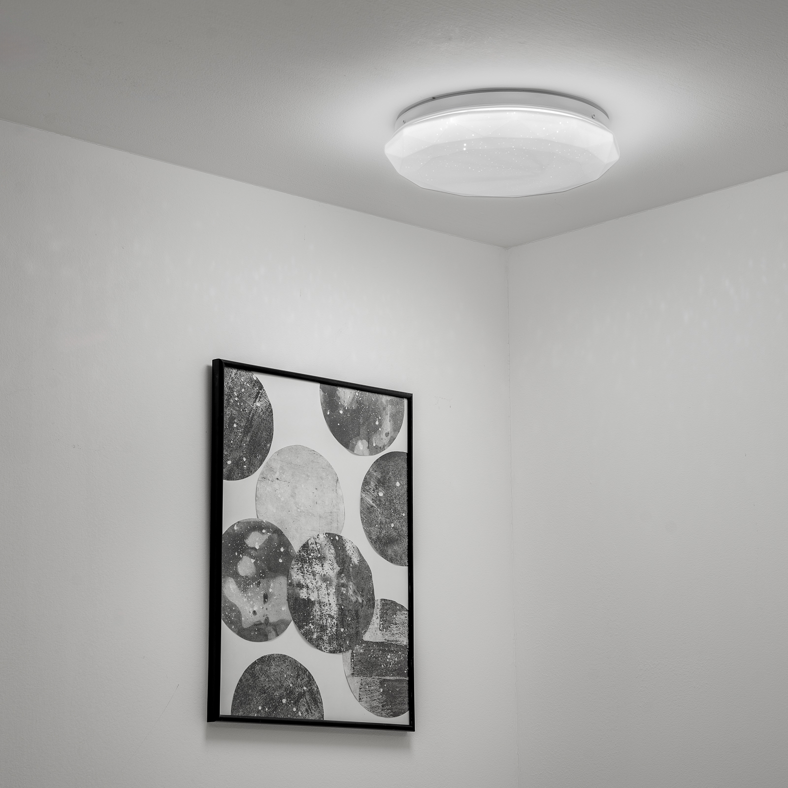 Plafon LED Lampa Sufitowa Natynkowa GLORY2 24W IP44 Okrągły 35cm LUMILED - aranżacja