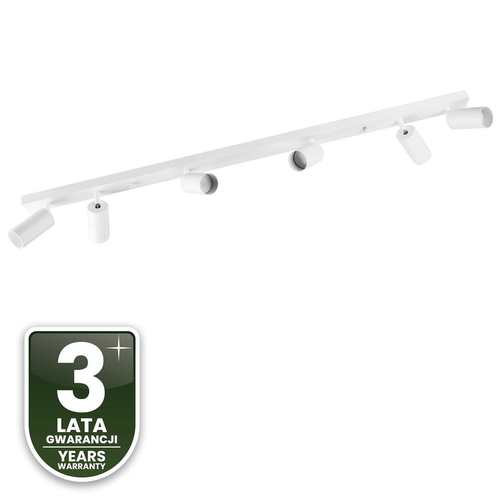 Lampa Sufitowa SPOT TUBA Reflektor Oprawa Halogenowa 6x GU10 TABULA LUMILED - trzecia cecha produktu