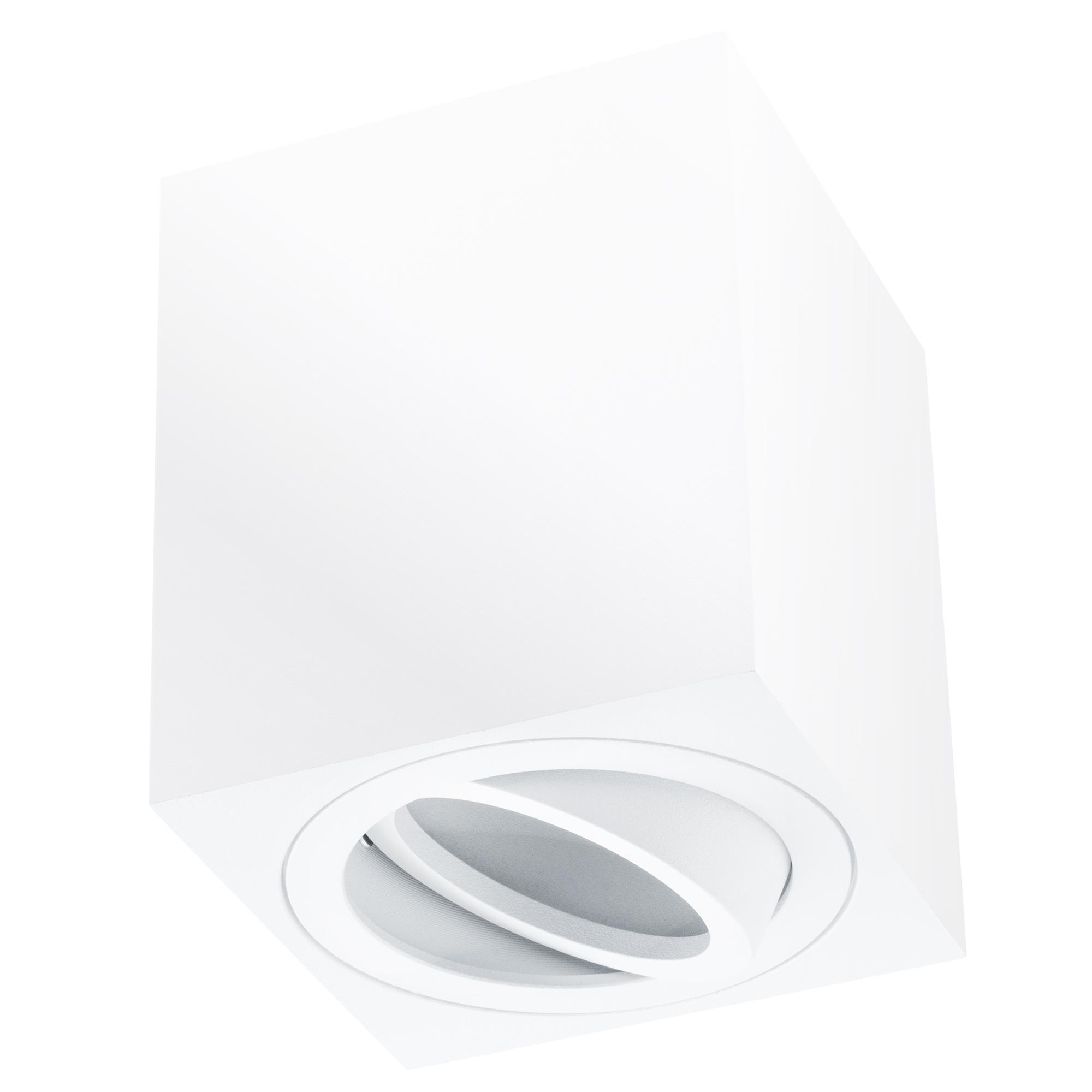 Oprawa Natynkowa HALOGENOWA Spot Tuba Ruchoma GU10 Kwadratowa Biała 84mm AMAT-M LUMILED - trzecia cecha produktu