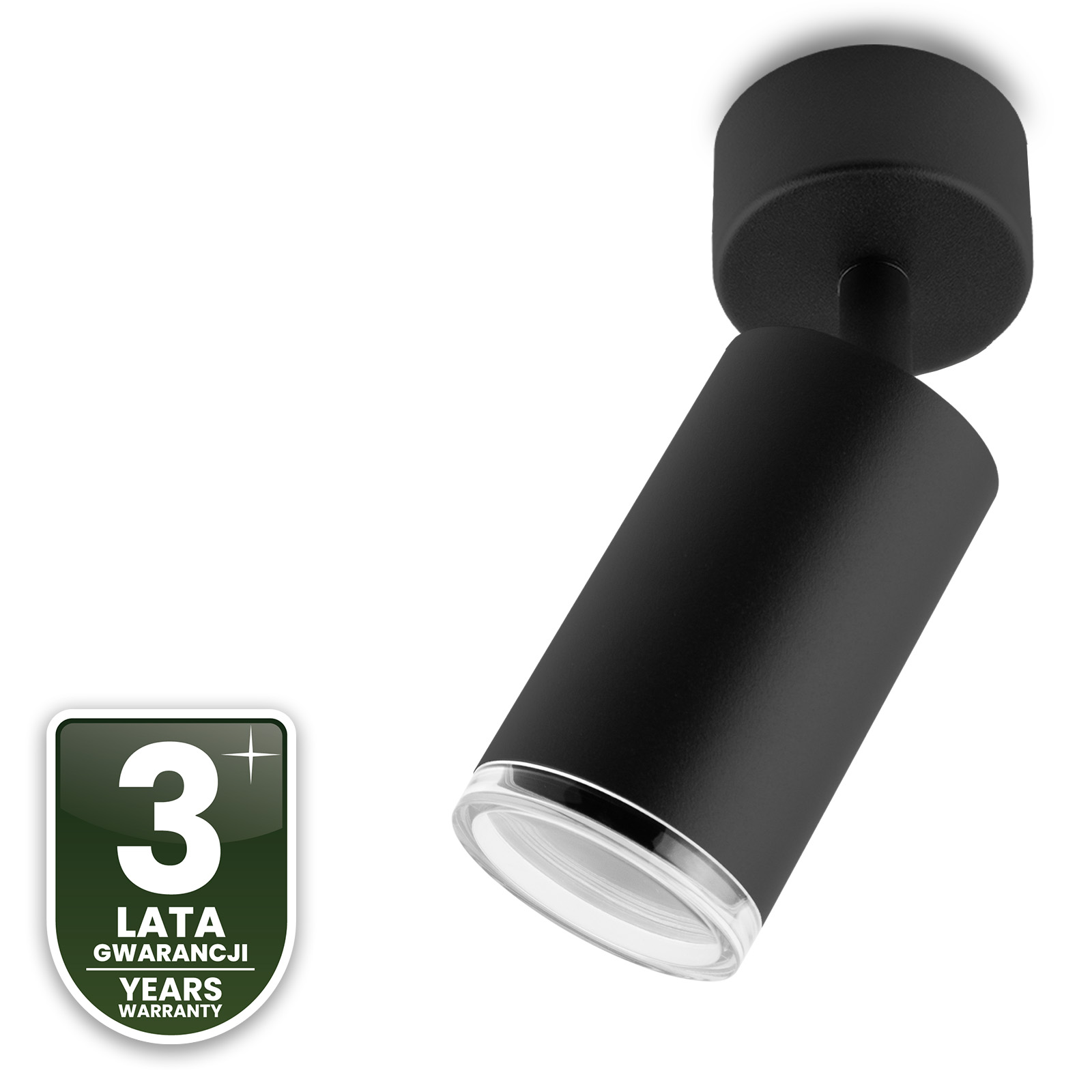 Kinkiet Ścienny Lampa Sufitowa Reflektor LED Spot GU10 IP44 ADERO Czarna Lumiled - czwarta cecha produktu