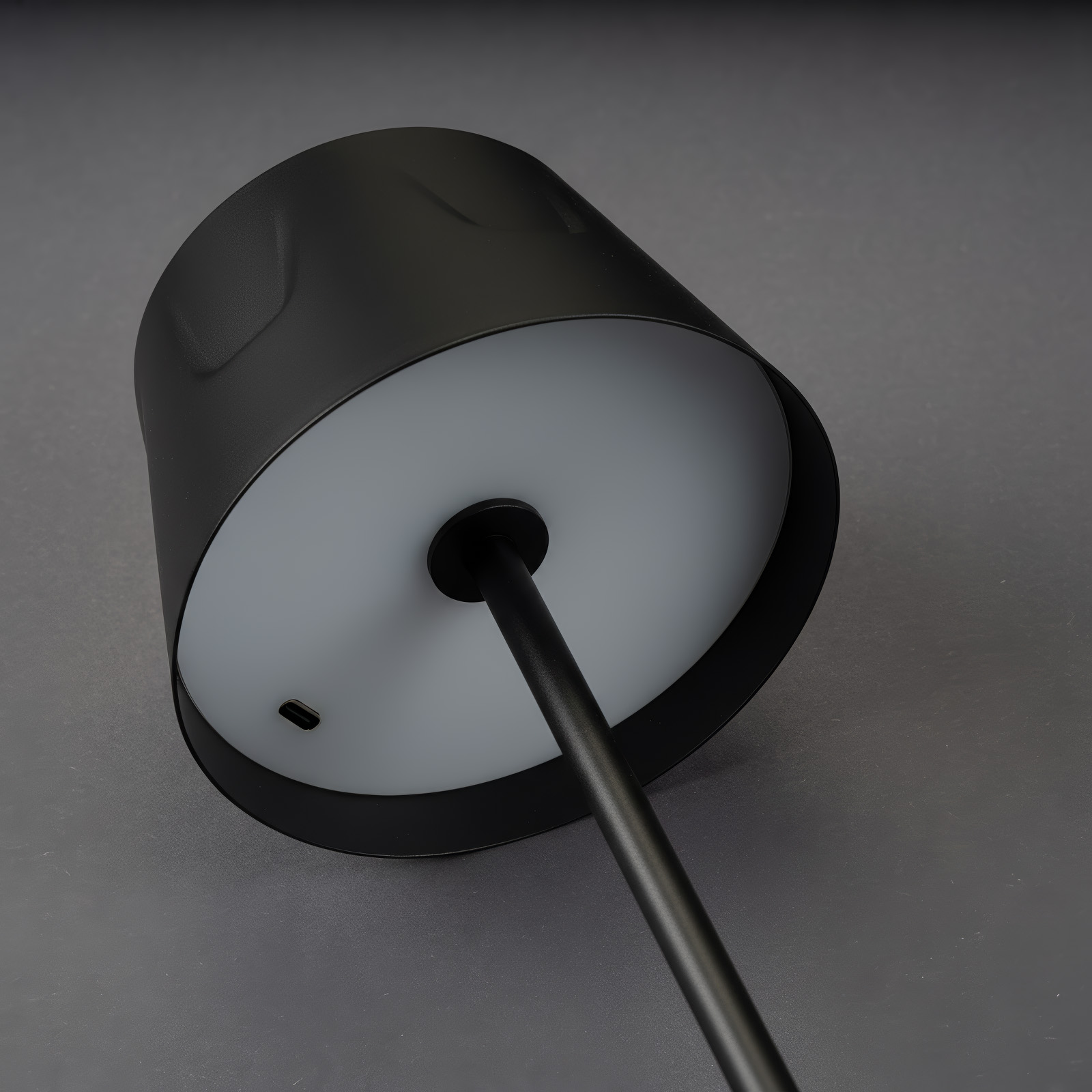 Lampa Ogrodowa LED Stojąca Ozdobna Stołowa Nocna USB Ściemnialna Dotykowa Czarna FIORA LUMILED - pierwsza cecha produktu