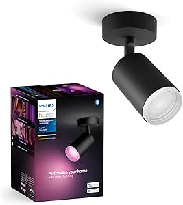 Lampa Ścienna Sufitowa LED Reflektor 4.2W 400lm IP20 White and Color Ambiance RGB + TW Biała Inteligentna SMART Zigbee Bluetooth Fugato Philips HUE - główne zdjęcie produktu