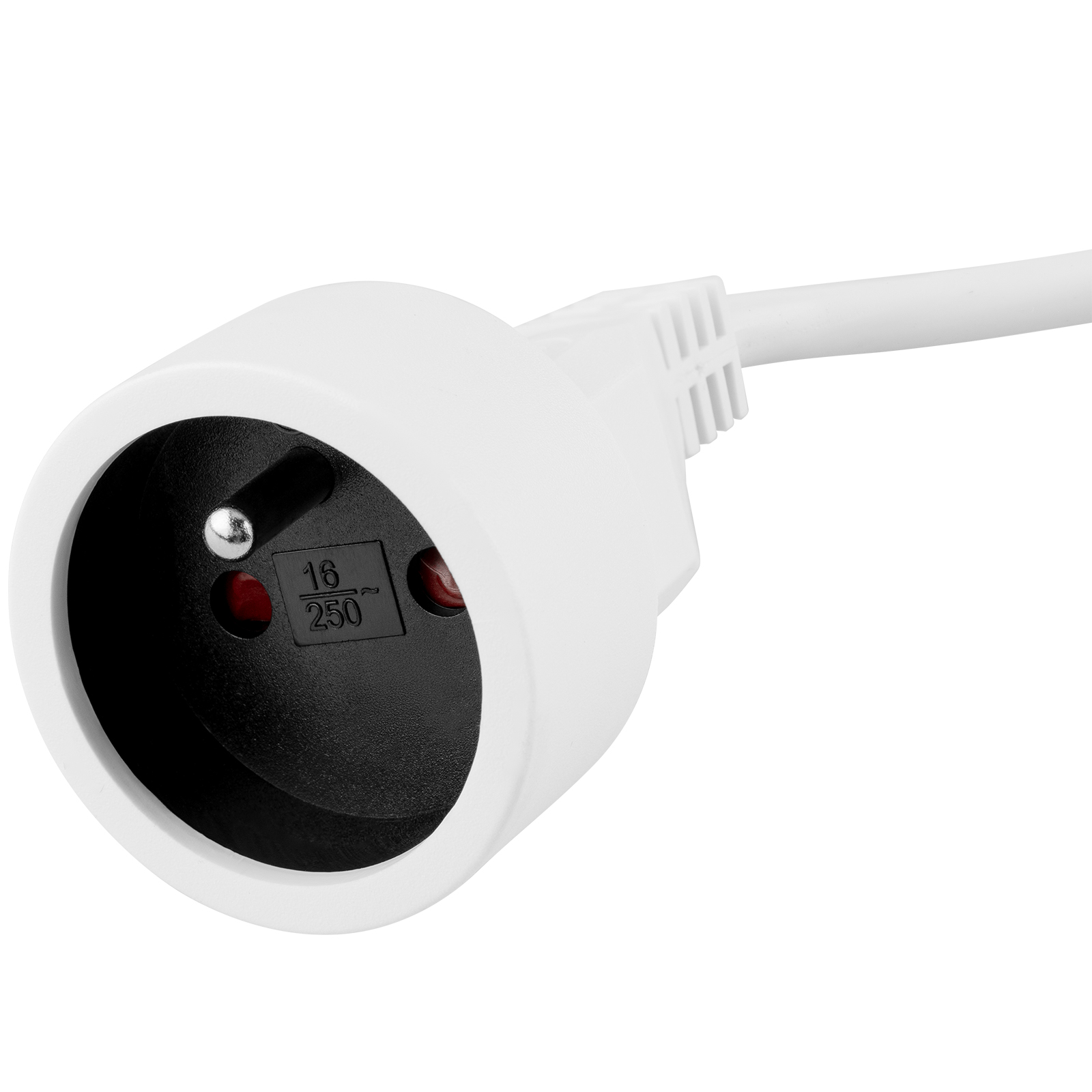 Przedłużacz Sieciowy Kabel z Uziemieniem Listwa Zasilająca 1 Gniazdo 7m Biały Sznur Lendo Lumiled - druga cecha produktu