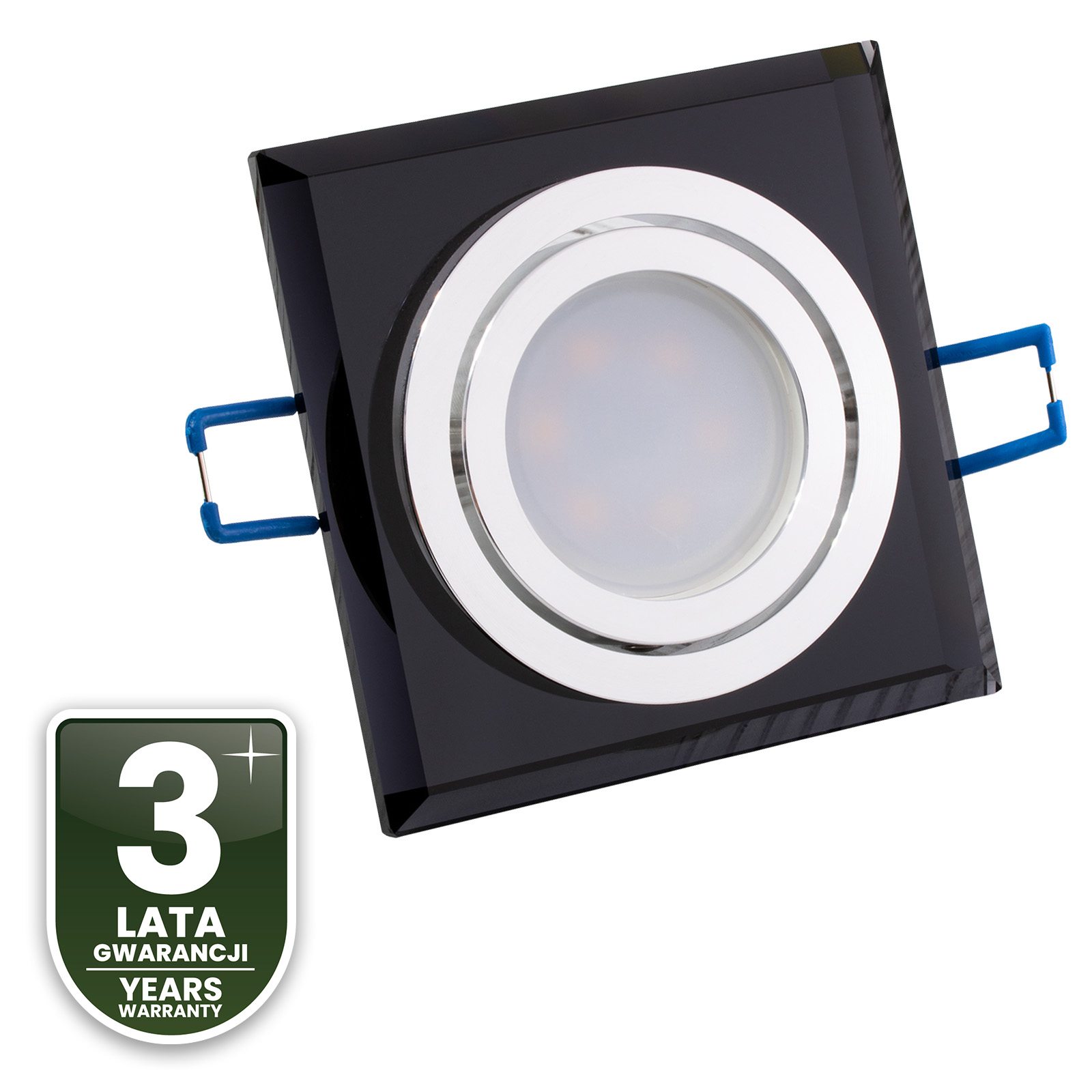 Oprawa Halogenowa Podtynkowa Lampa Sufitowa Szklana Kwadratowa Ruchoma GU10 ARIAN LUMILED - czwarta cecha produktu