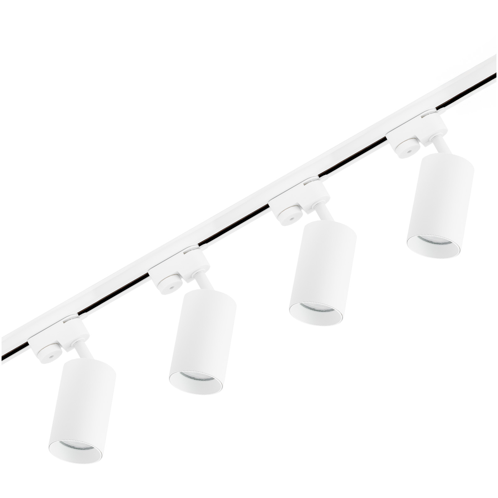 Zestaw Szyna Oświetleniowa Szynoprzewód 2m + 4x Reflektor Szynowy SAGI GU10 Biały LUMILED - główne zdjęcie produktu