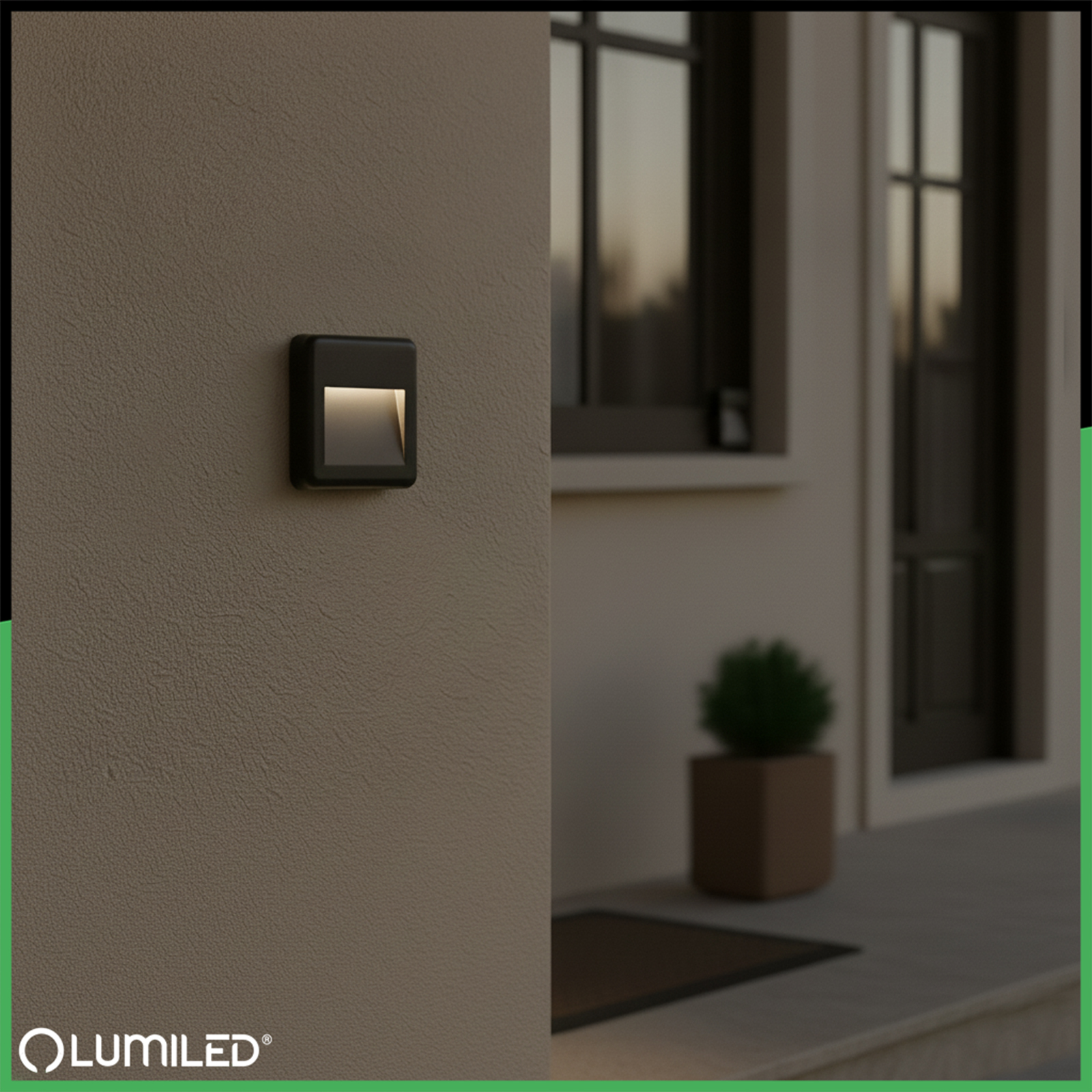 Lampa Ogrodowa Zewnętrzna Schodowa Kinkiet Elewacyjny CCT 3000-6500K LED 4W IP65 VIREO LUMILED - obszar zastosowań