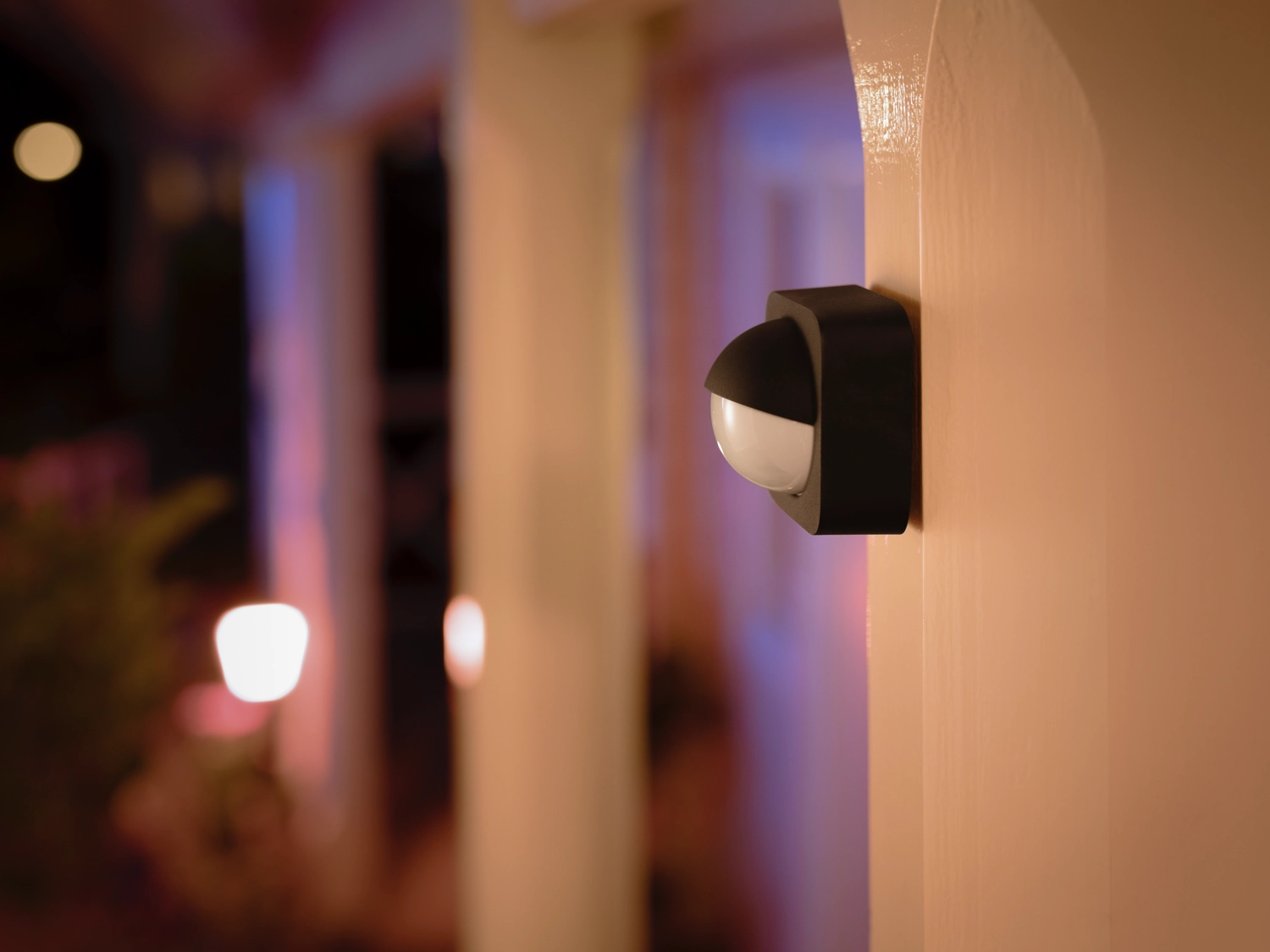 Czujnik Ruchu i Zmierzchu Zewnętrzny IP54 Czarny Zigbee Bluetooth Outdoor Sensor Philips HUE - obszar zastosowań