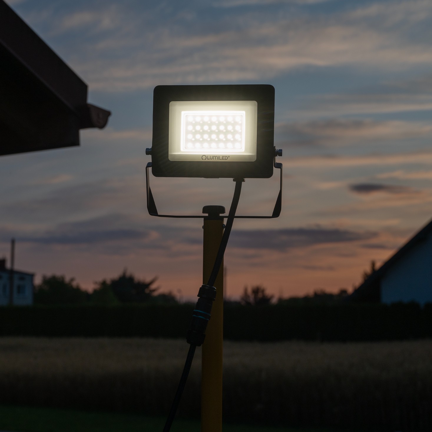 Naświetlacz LED Lampa 1x 100W Robocza Statyw Budowlany 4000K - obszar zastosowań