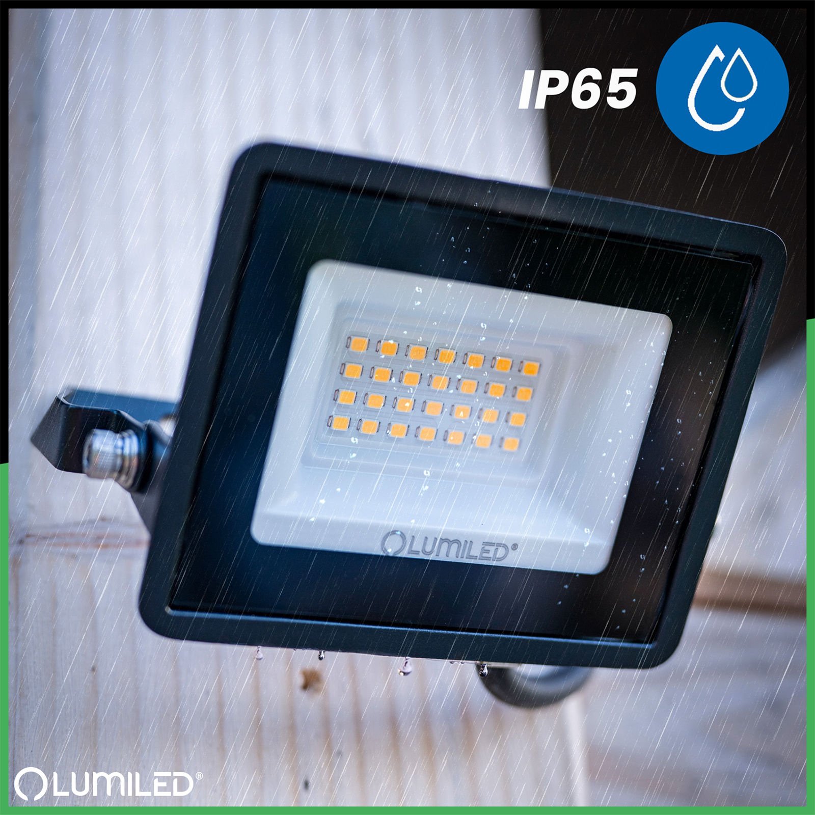 Naświetlacz LED ZUNA2 20W 1800lm 4000K IP65 Czarny LUMILED - pierwsza cecha produktu