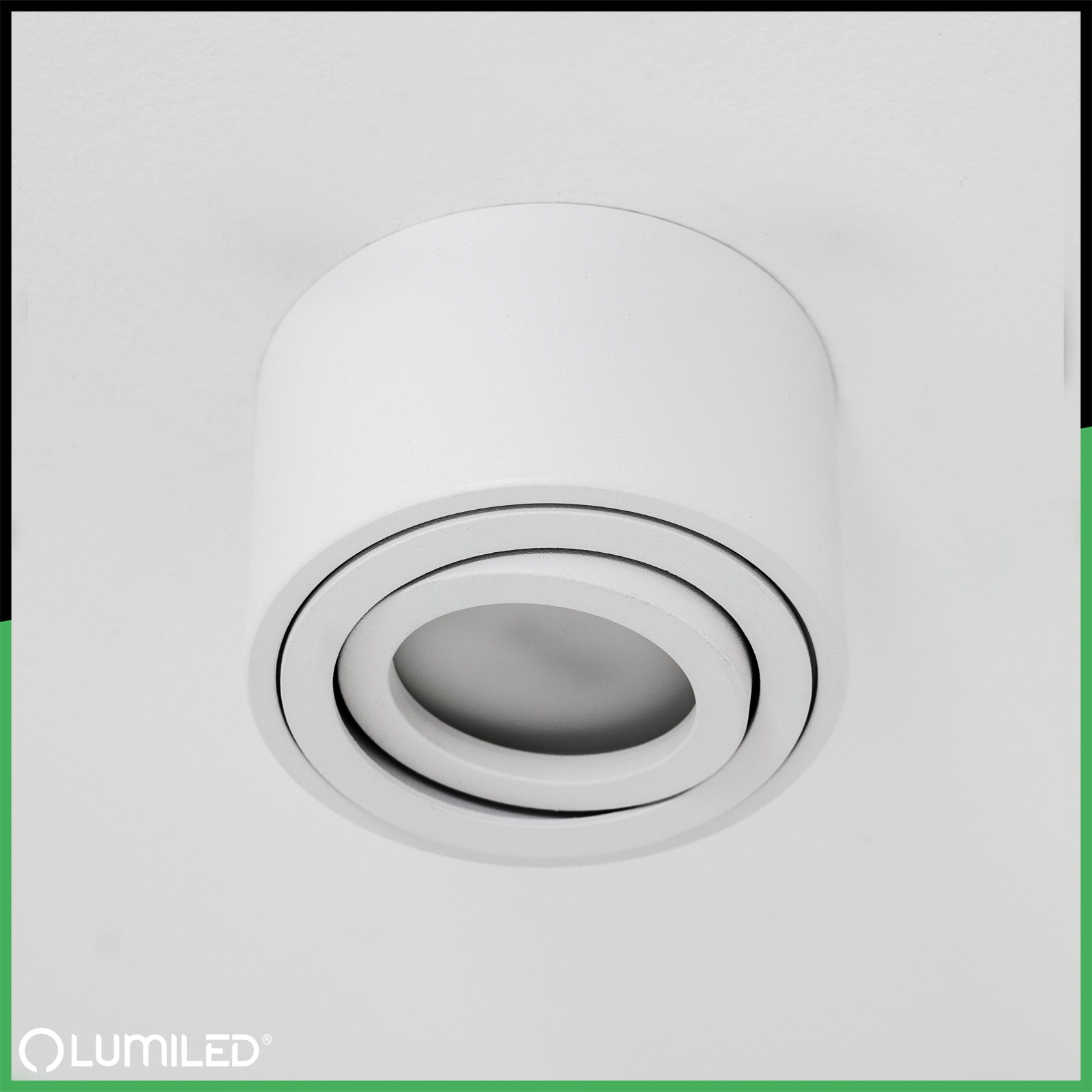 Oprawa Natynkowa HALOGENOWA Tuba Spot Ruchoma Okrągła Biała 50mm + Wkład LED 5W 4000K  AMAT-S LUMILED - obszar zastosowań