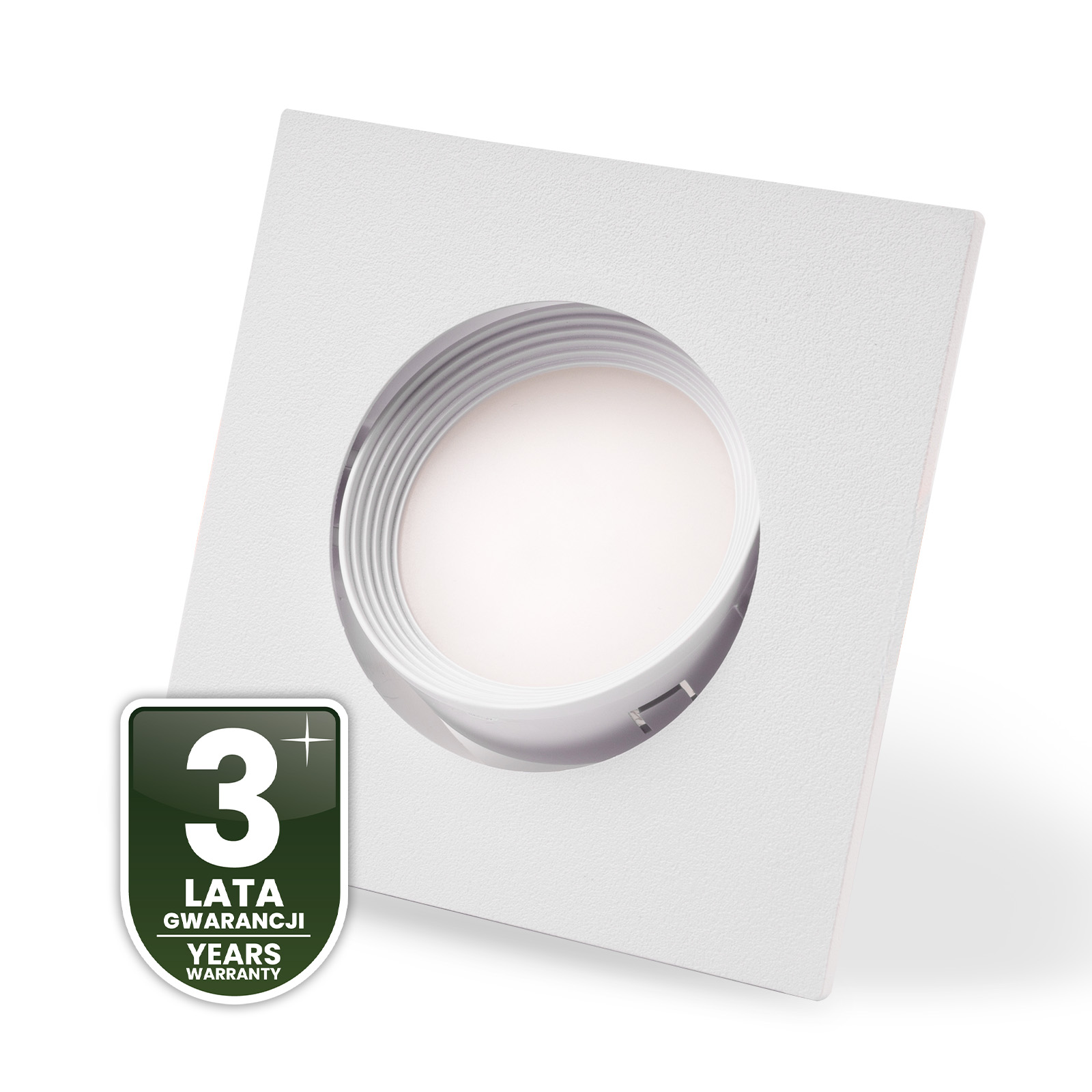 Oprawa Halogenowa Podtynkowa Ruchoma Kwadratowa Biała GU10 MR16 VENTUS Lumiled - czwarta cecha produktu