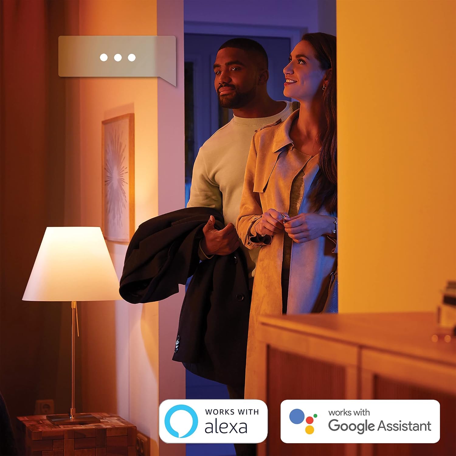 Lampka Biurkowa LED Nocna 9.5W 800lm IP20 White and Color Ambiance RGB + TW Biała Inteligentna SMART Zigbee Bluetooth Flourish Philips HUE - czwarta cecha produktu