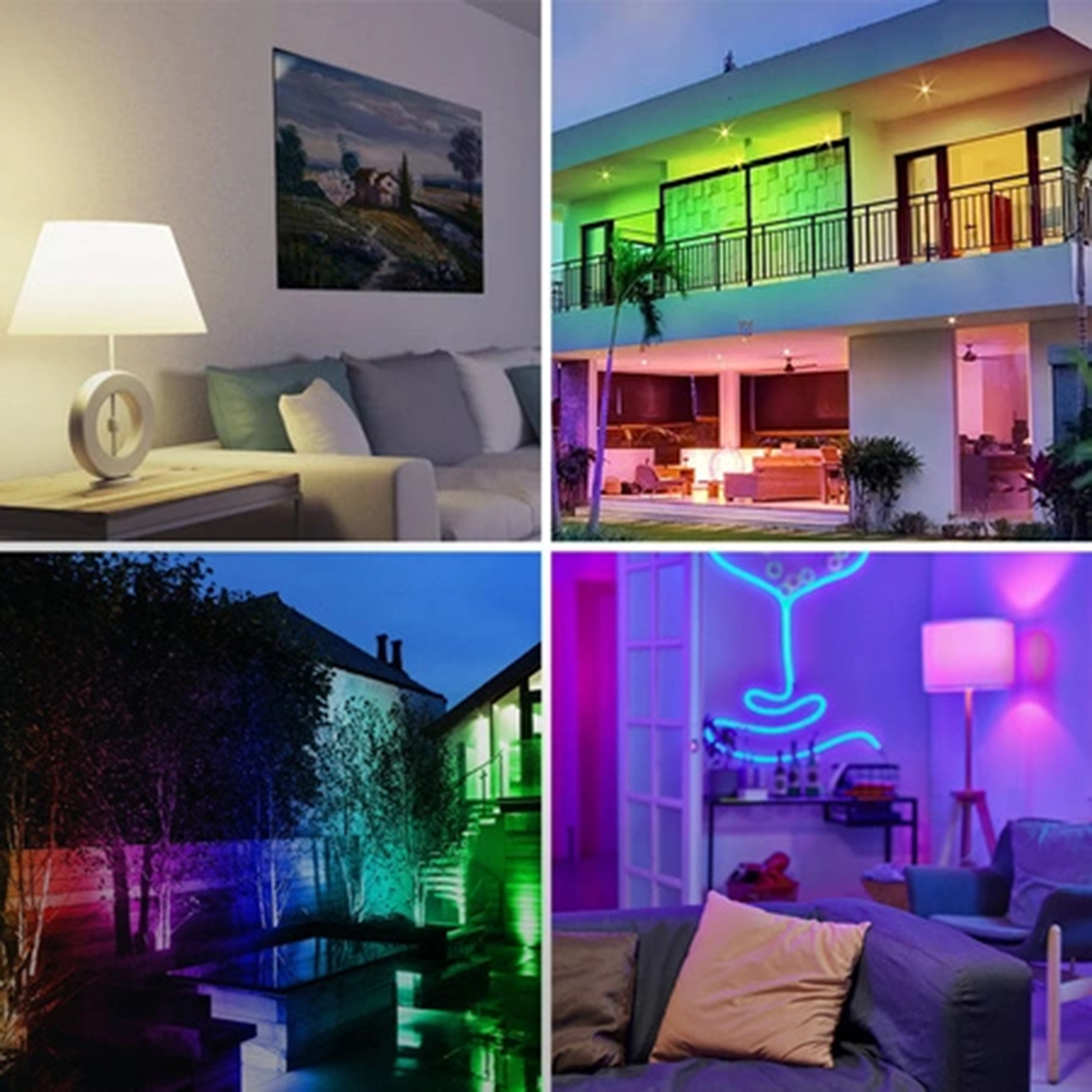 Żarówka LED E14 P40 KULKA 5W = 40W 450lm RGB CCT Ściemnialna Inteligentna TUYA WiFi SMART SAYO LUMILED - pierwsza cecha produktu