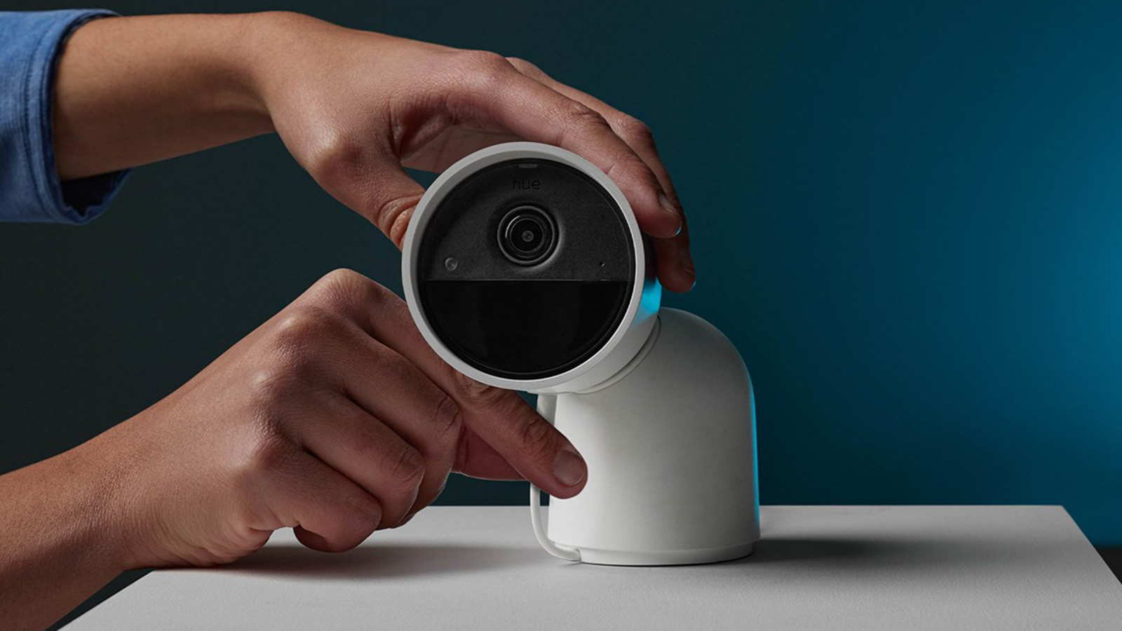 Stojak Biurkowy do Kamery Secure Biały Camera Accessory Philips HUE - obszar zastosowań