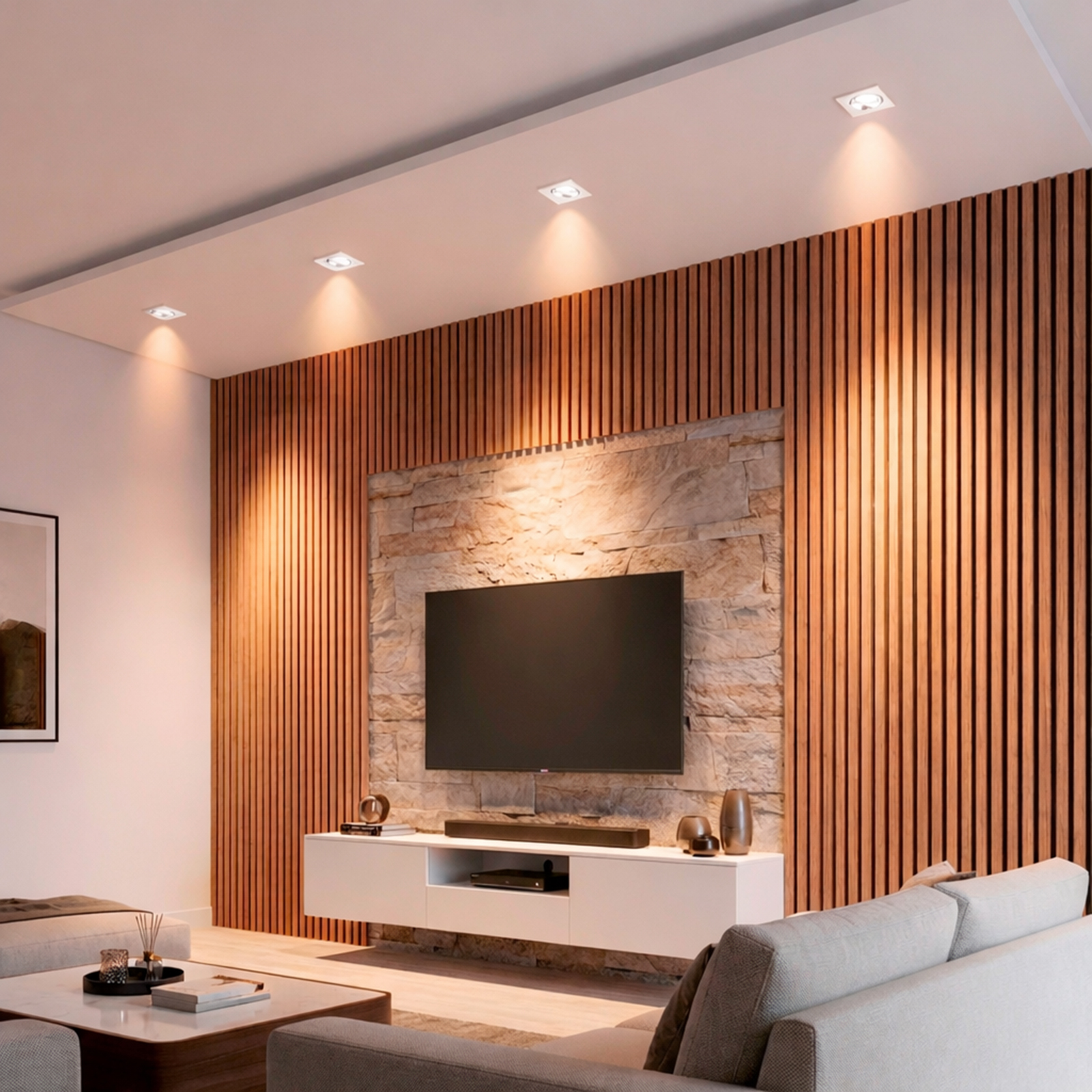 Oprawa HALOGENOWA Podtynkowa Ruchoma Kwadrat PICTOR Biała Blacha MR16 GU10 - obszar zastosowań