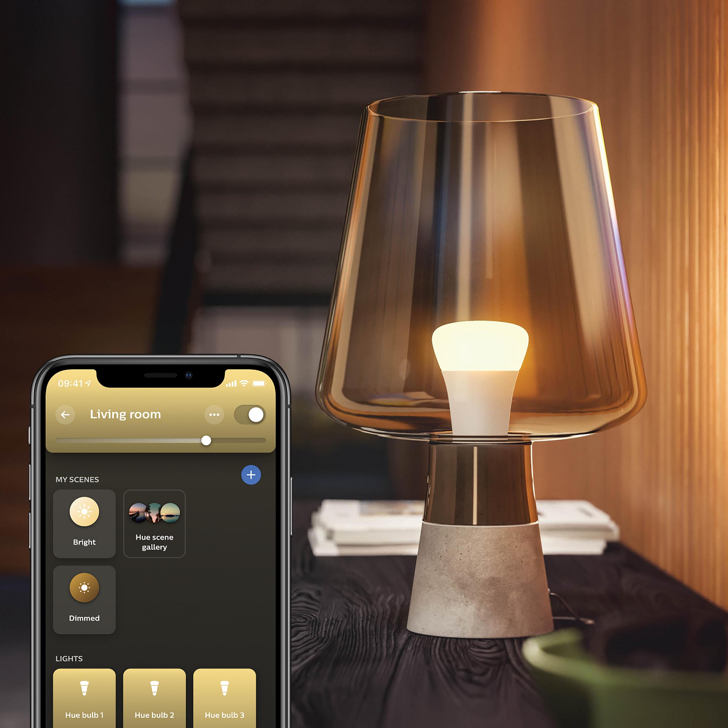 Żarówka LED E27 A67 13.5W = 100W 1600lm 2700K Biała Ciepła SMART Inteligentna Bluetooth ZigBee White Philips HUE - pierwsza cecha produktu