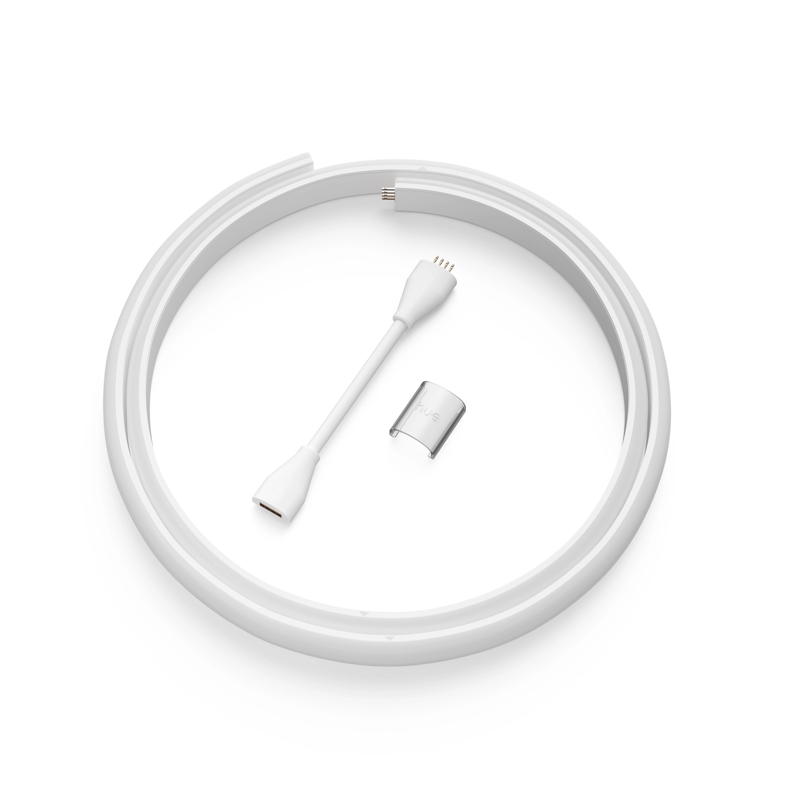Taśma LED Pasek NEON Przedłużenie 1m 12.3W 1000lm IP20 White and Color Ambiance RGB + TW Biała Inteligentna SMART Zigbee Bluetooth LightStrip Gradient Philips HUE - skład produktu