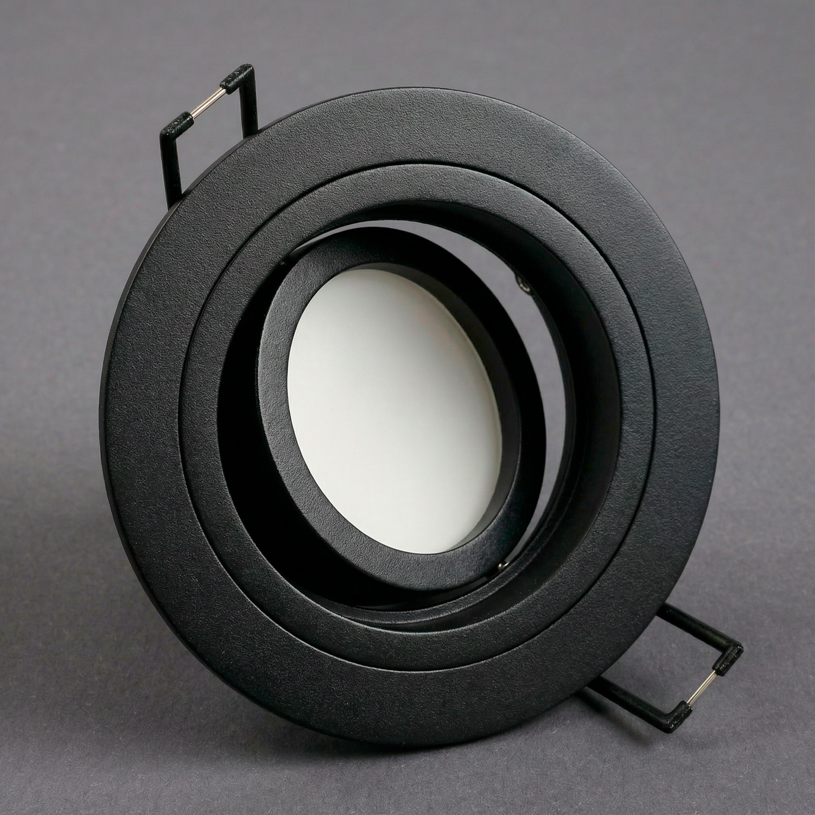 Oprawa HALOGENOWA Podtynkowa Ruchoma GU10 MR16 Okrągła Czarna CASSIO LUMILED - trzecia cecha produktu