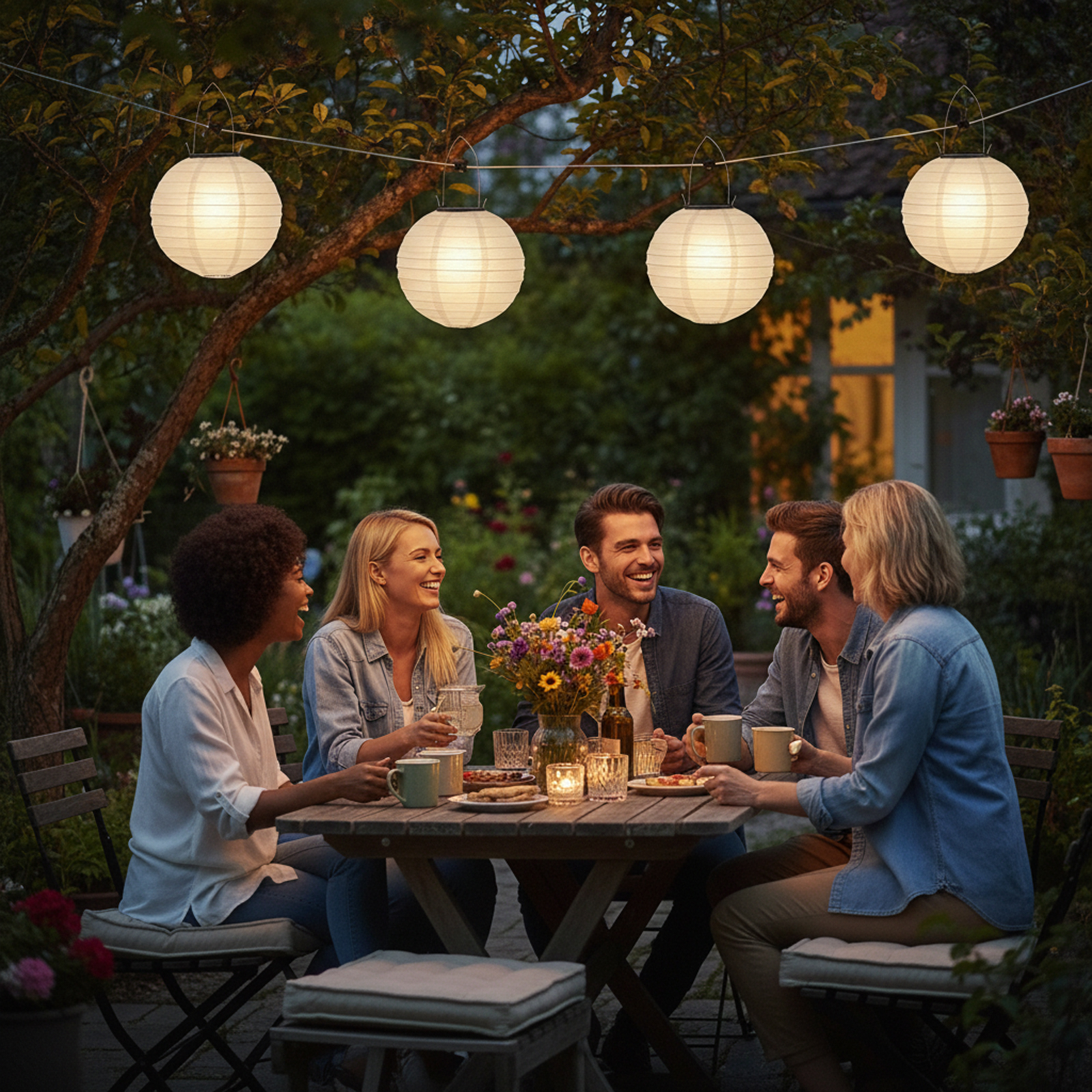 Lampa Solarna Ogrodowa LED FELISI Lampion Origami Latarenka 20cm LUMILED - obszar zastosowań