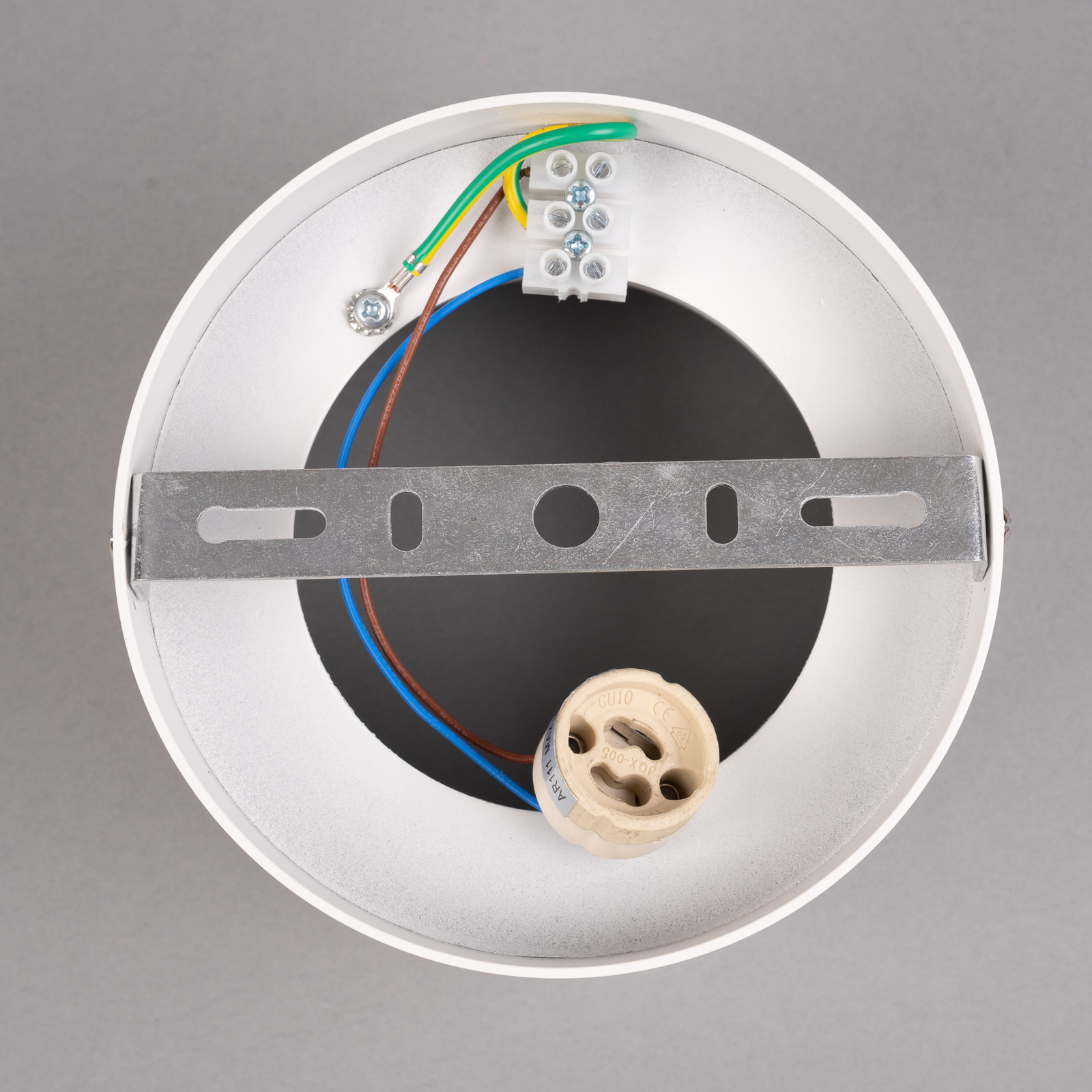 Oprawa Natynkowa HALOGENOWA SPOT TUBA Ruchoma GU10 ES111 Okrągła Biała 100mm TELES LUMILED - trzecia cecha produktu