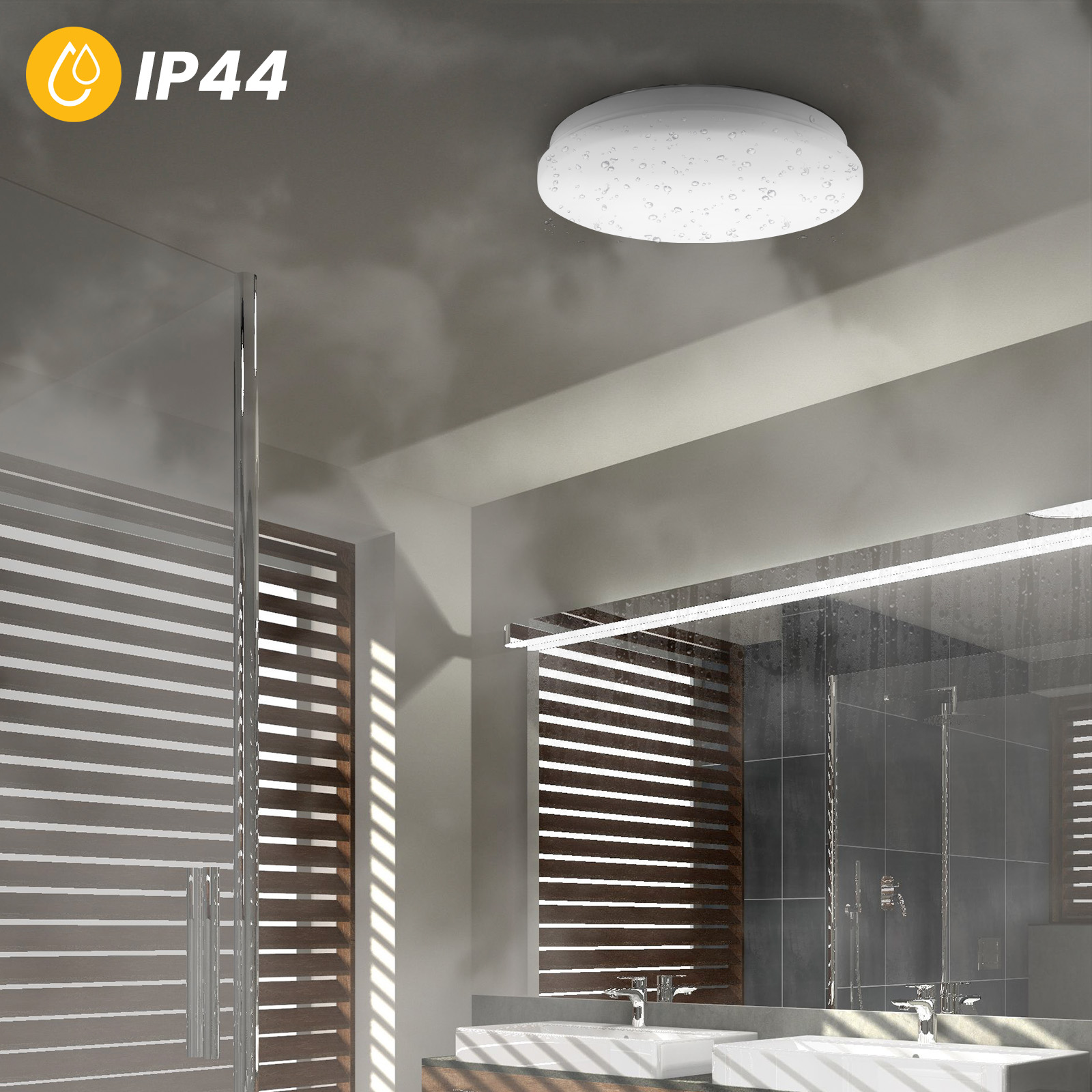 Plafon LED Lampa Sufitowa Natynkowa NOTUS 2 12W Okrągły 25 cm IP44 LUMILED - pierwsza cecha produktu