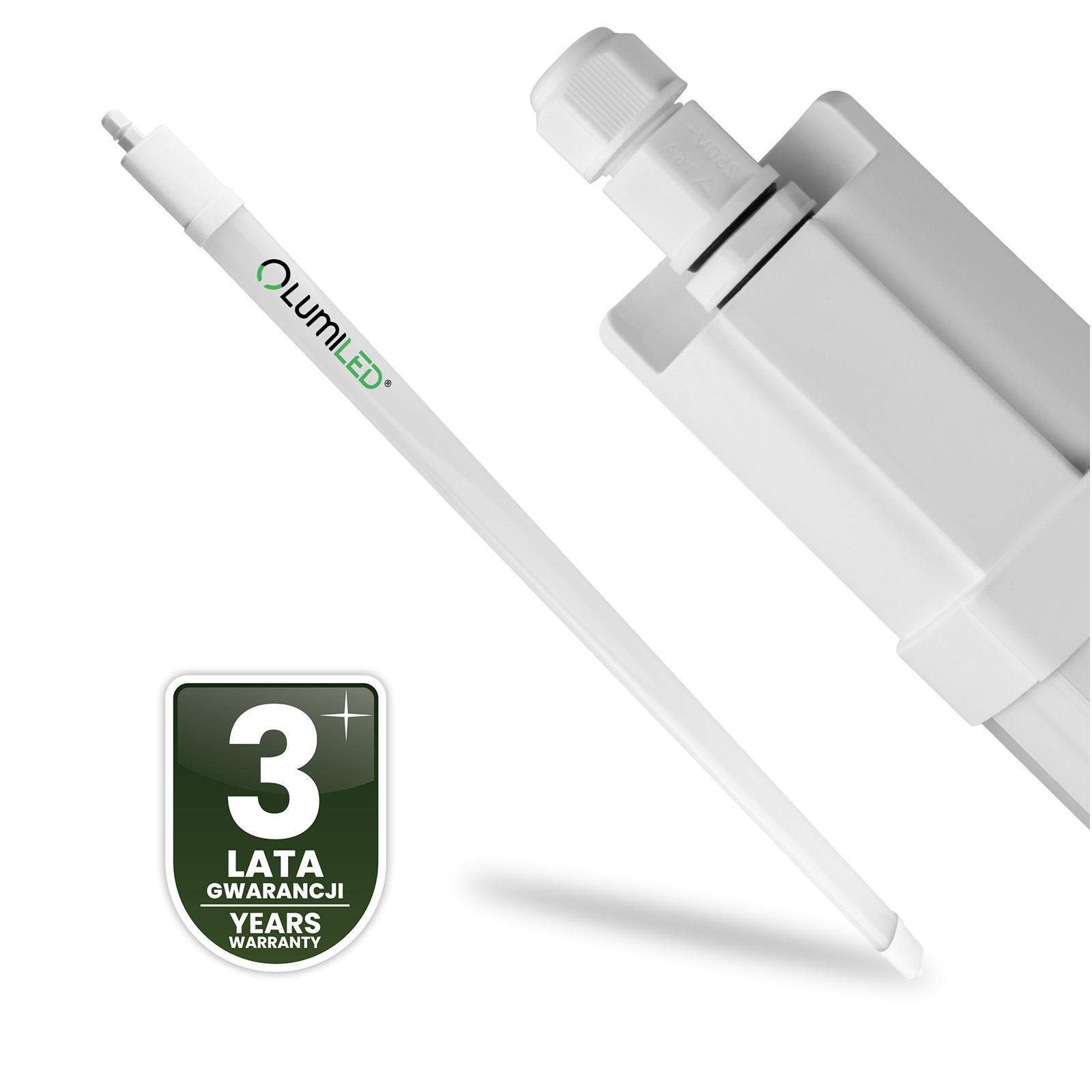 Oprawa Hermetyczna LED Warsztatowa Lampa 120cm do Garażu 36W 4000K Wodoszczelna RAY LUMILED - czwarta cecha produktu