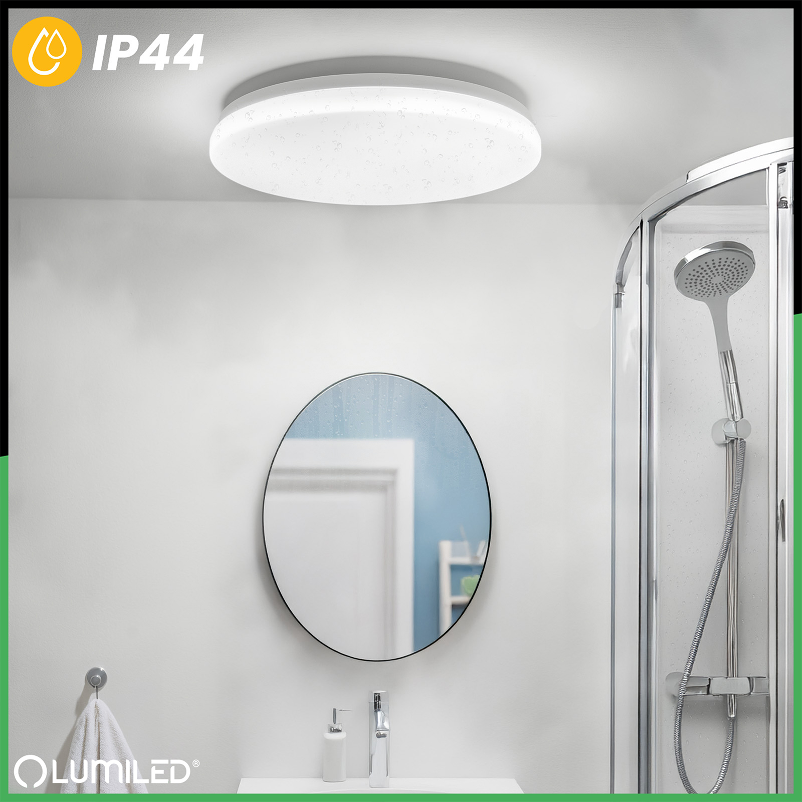 Plafon LED Lampa Sufitowa Natynkowa 24W 4000K CELIS Okrągły IP44 Czujnik Ruchu ALS LUMILED - druga cecha produktu