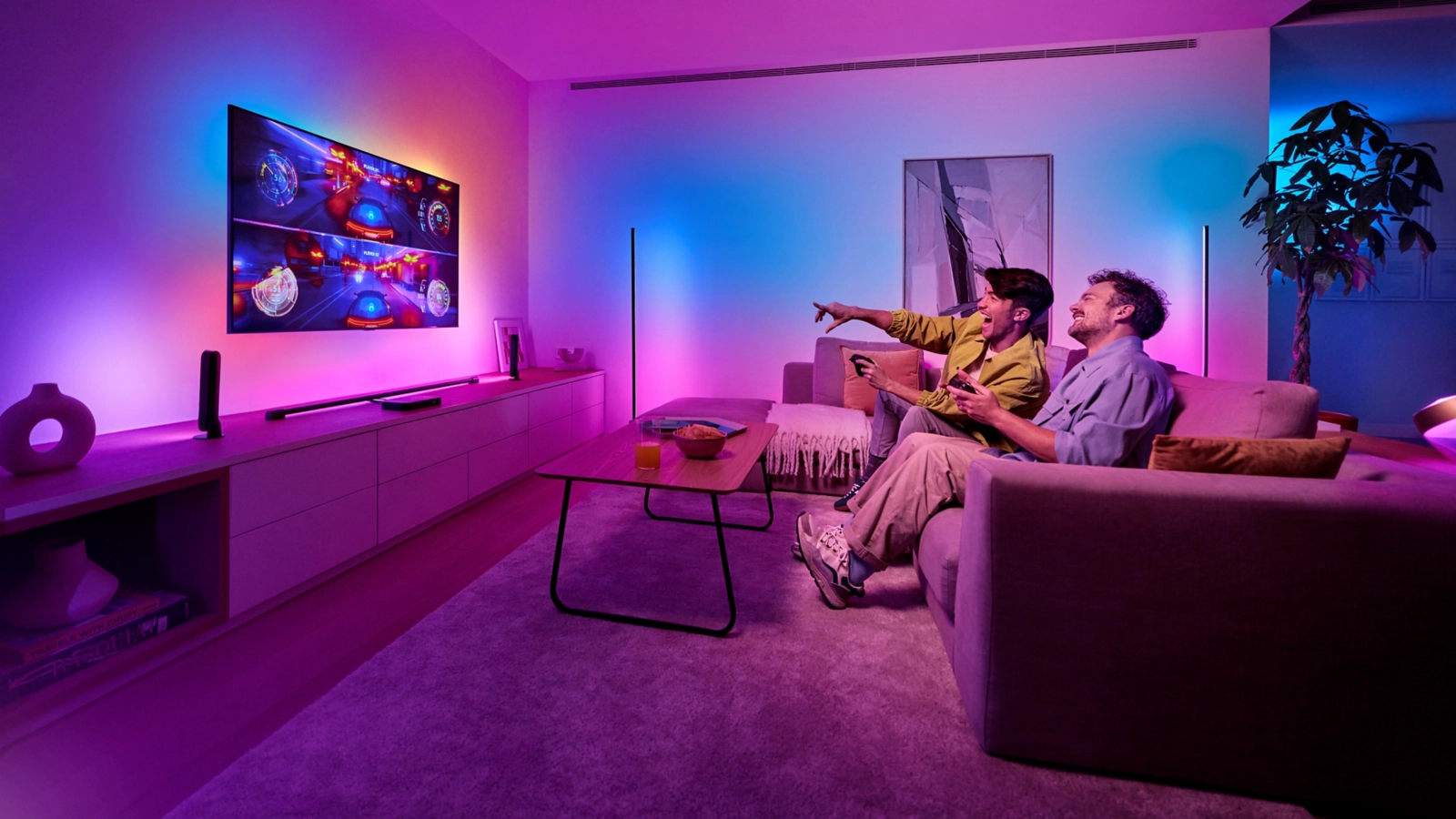 Centralka Sync Box HDMI 2.1 8K 4K Czarna Inteligentna SMART Zigbee Bluetooth Entertainment Play Philips HUE - druga cecha produktu