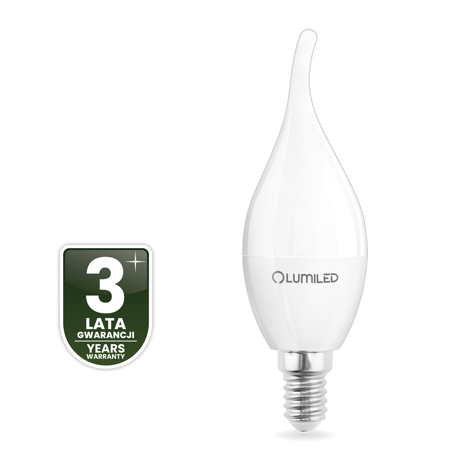6x Żarówka LED E14 Świeczka BA35 8W = 60W 806lm 3000K Ciepła 180° LUMILED - czwarta cecha produktu
