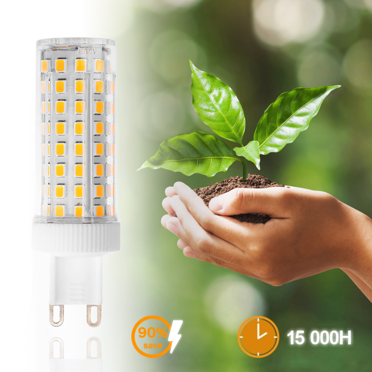 Żarówka LED G9 Kapsułka 12W = 100W 1152lm 4000K Neutralna 360° LUMILED - druga cecha produktu
