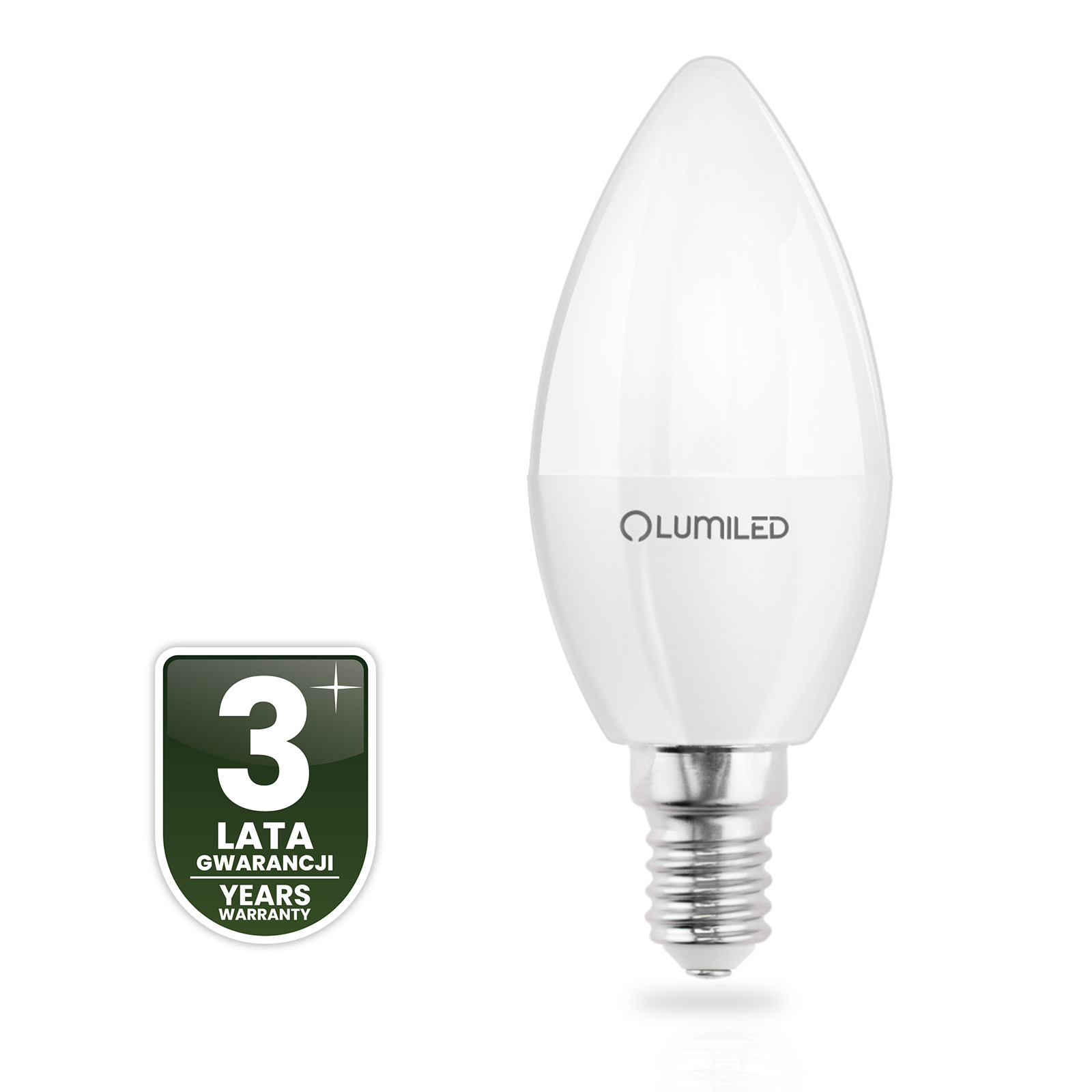 Żarówka LED E14 Świeczka B35 8W = 60W 880lm 6500K Zimna 180° LUMILED - czwarta cecha produktu
