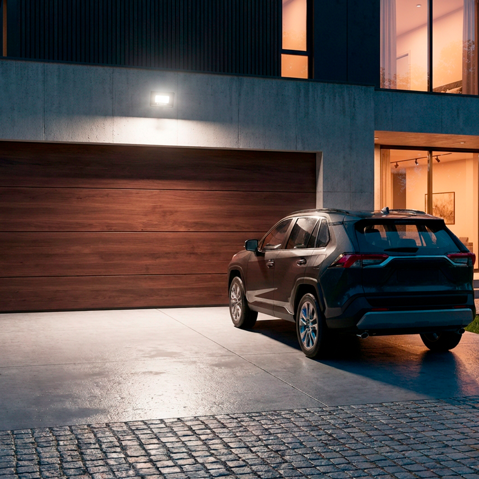 Naświetlacz LED ZONER 50W 5000LM 4000K IP65 Czarny LUMILED - obszar zastosowań