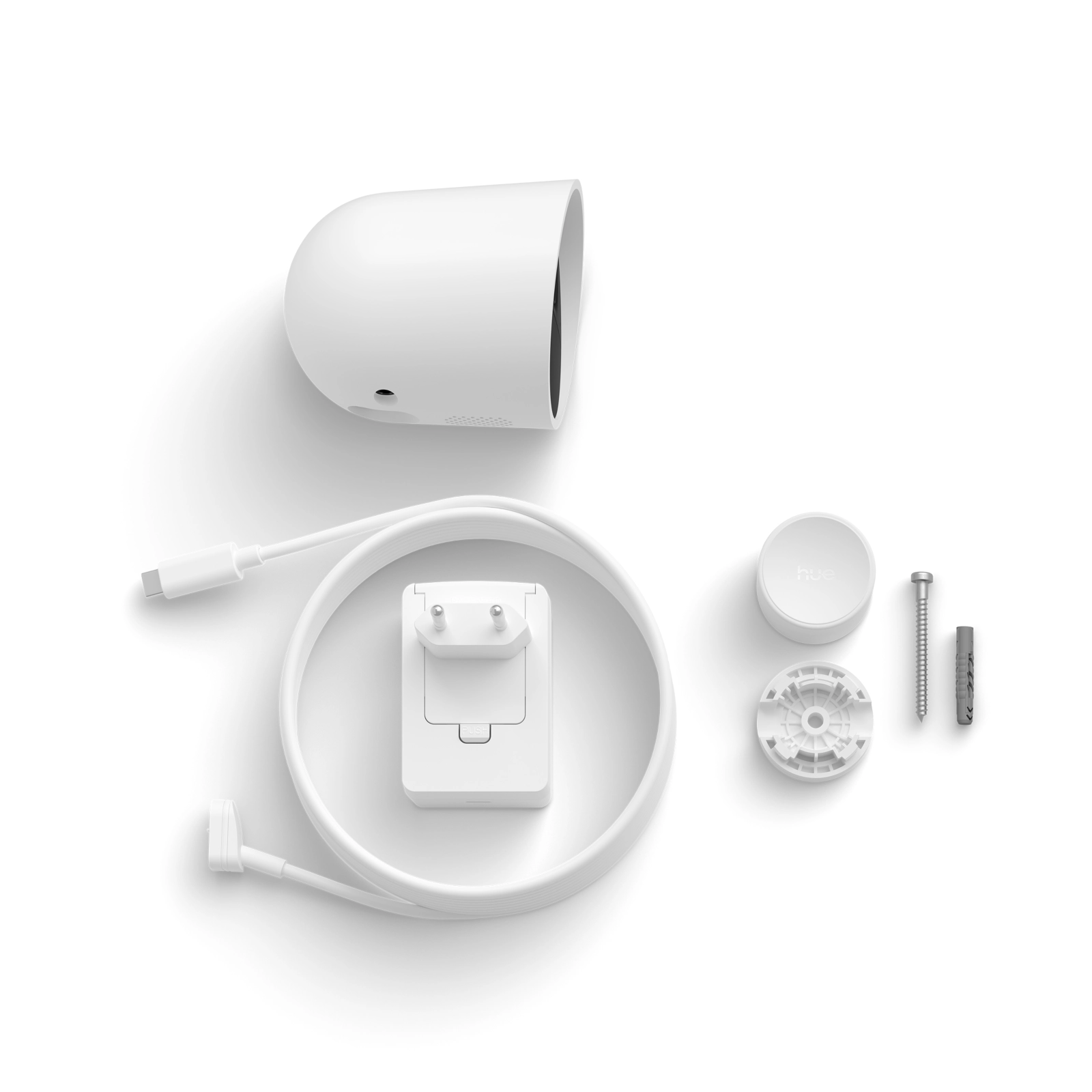 Kamera Przewodowa Zewnętrzna IP 2K QHD 1440p CMOS Biała Zigbee WiFi SMART Security Camera Secure Philips HUE - skład produktu