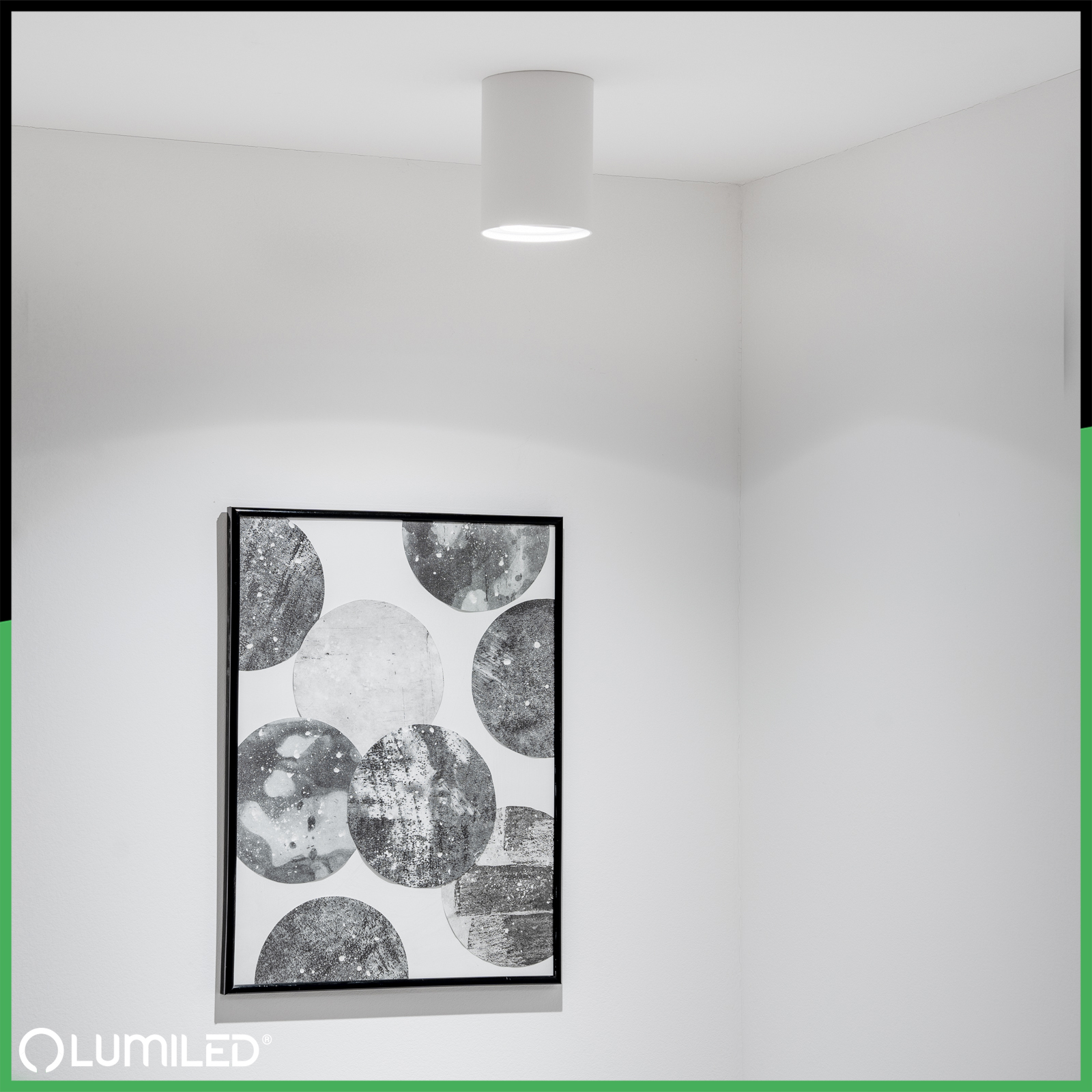 Oprawa Natynkowa HALOGENOWA Spot Tuba Ruchoma Okrągła Biała 84mm + Żarówka LED GU10 6W 120° 3000K AMAT-M LUMILED - obszar zastosowań