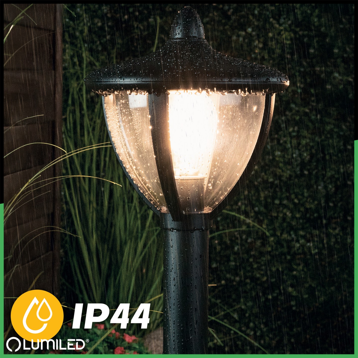 Lampa Ogrodowa Słupek Zewnętrzny Stojący E27 LED Latarnia ARETOS 60cm LUMILED - druga cecha produktu