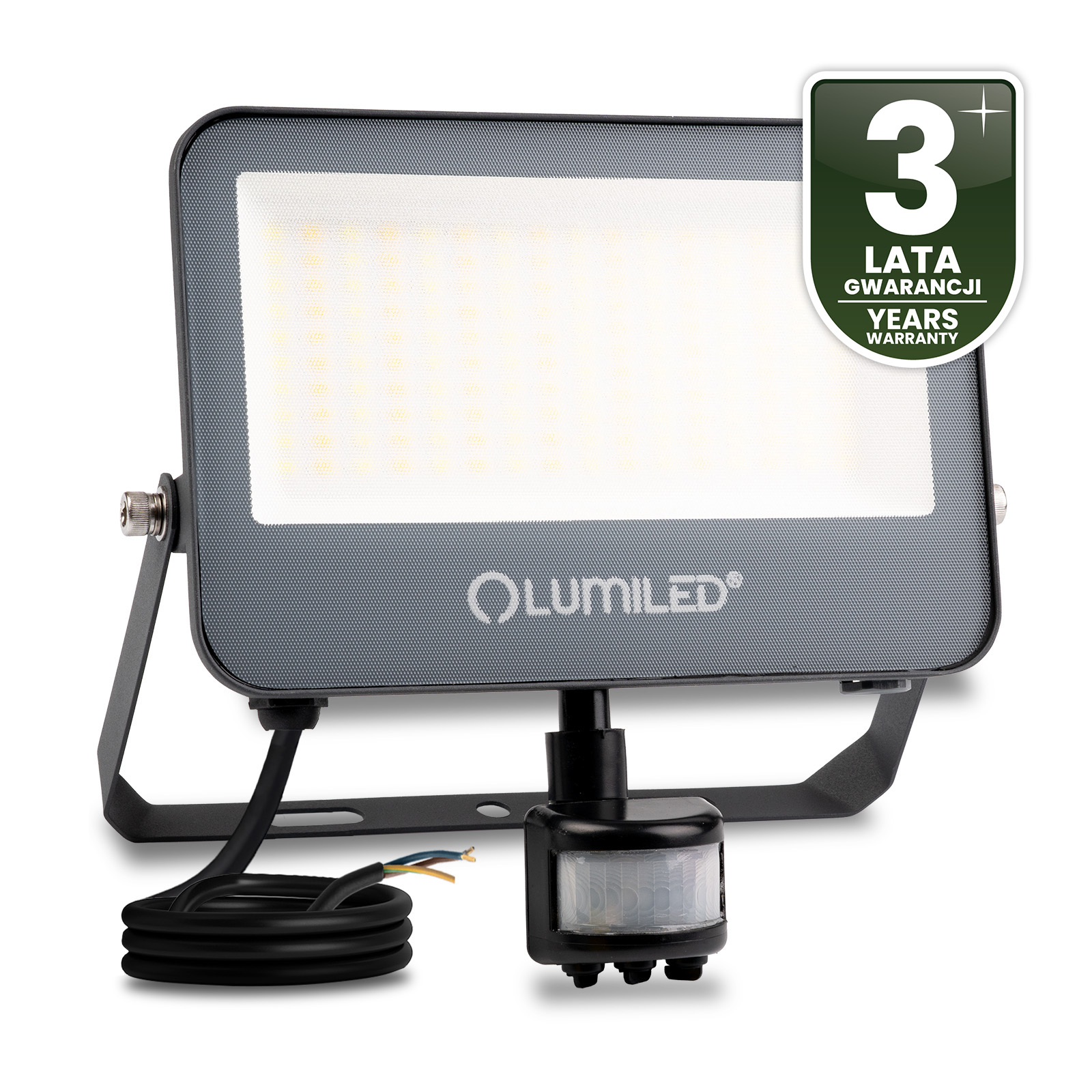 Naświetlacz LED TRINOX 50W 5500lm CCT IP65 Szary Czujnik Ruchu i Zmierzchu LUMILED - czwarta cecha produktu