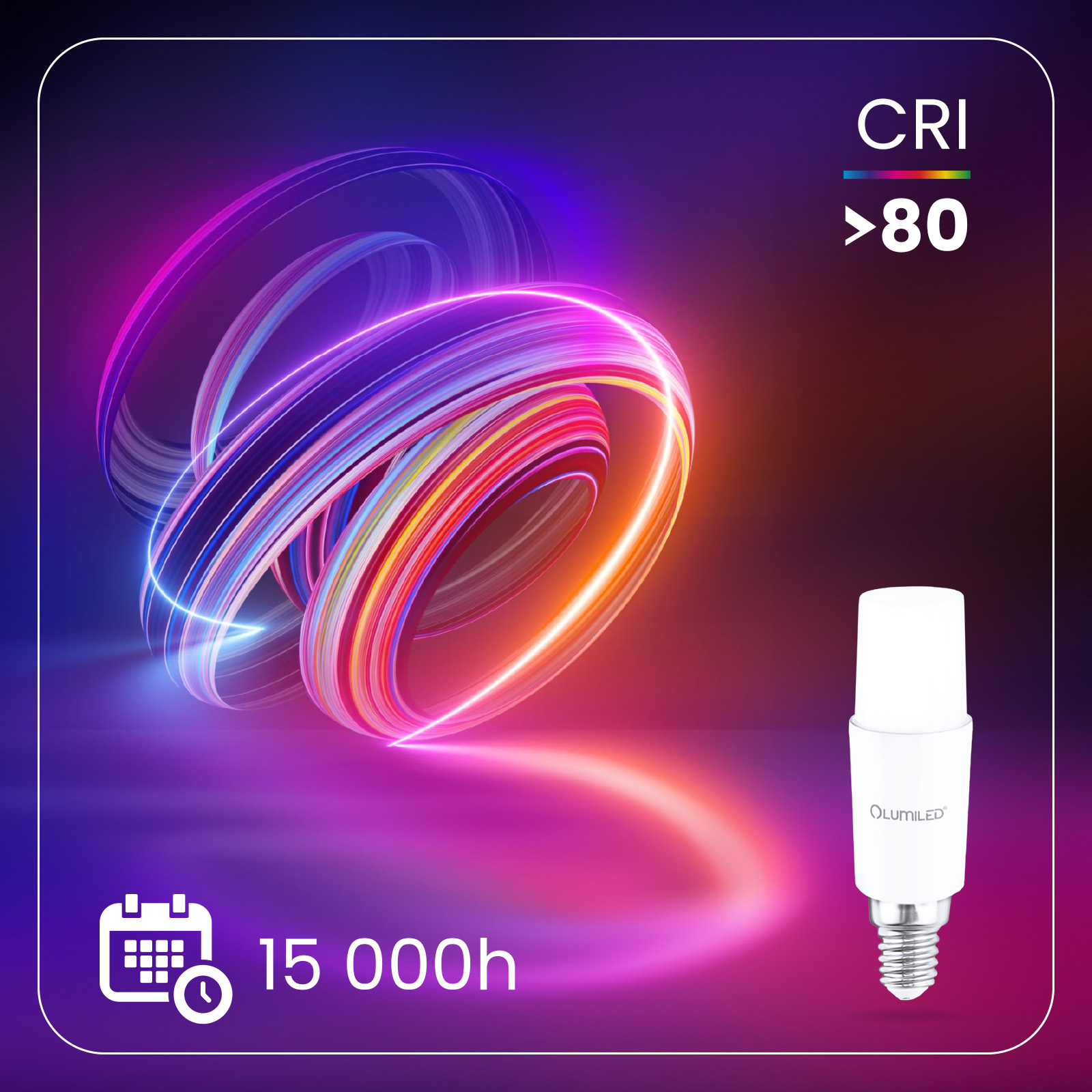 6x Żarówka LED E14 Tubularna T37 10W = 75W 1055lm 4000K Neutralna 200° LUMILED - druga cecha produktu