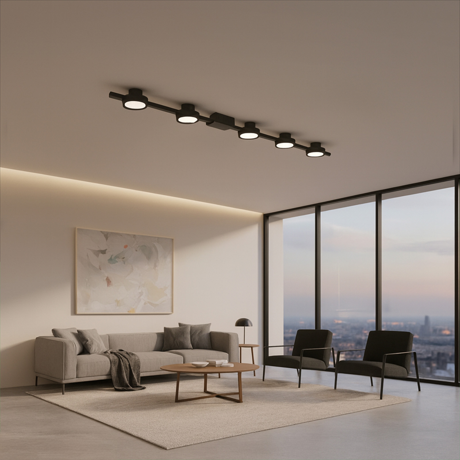 Lampa Sufitowa OVILO Oprawa Halogenowa LED 5x GX53 Kinkiet Reflektor Ścienna LUMILED - obszar zastosowań