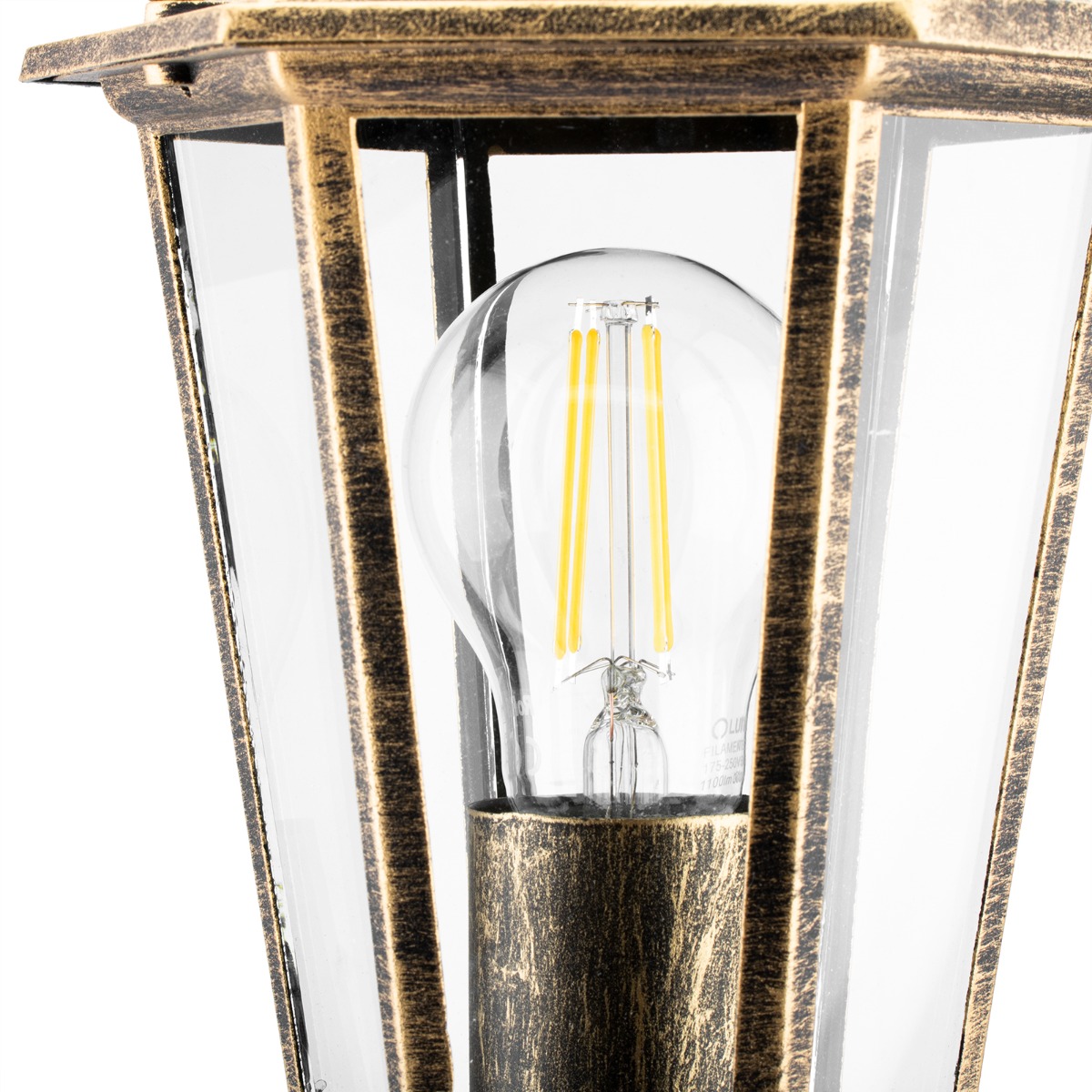 Lampa Ogrodowa Zewnętrzna 3xE27 SŁUPEK LATARNIA 2m Patyna BELLIS LUMILED - trzecia cecha produktu