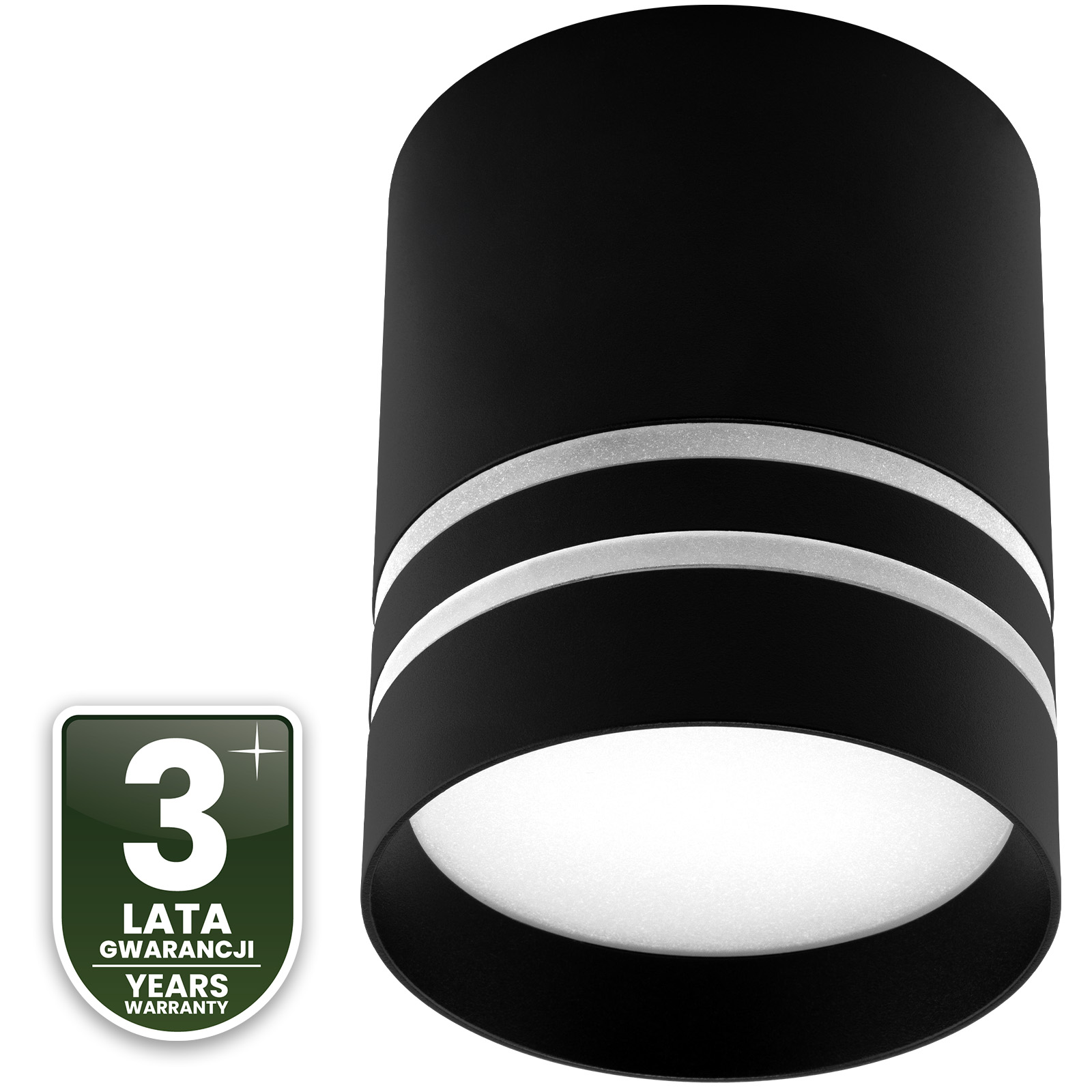 Oprawa Natynkowa HALOGENOWA Spot Tuba ARISA GU10 Okrągła Czarna 80mm LUMILED - czwarta cecha produktu