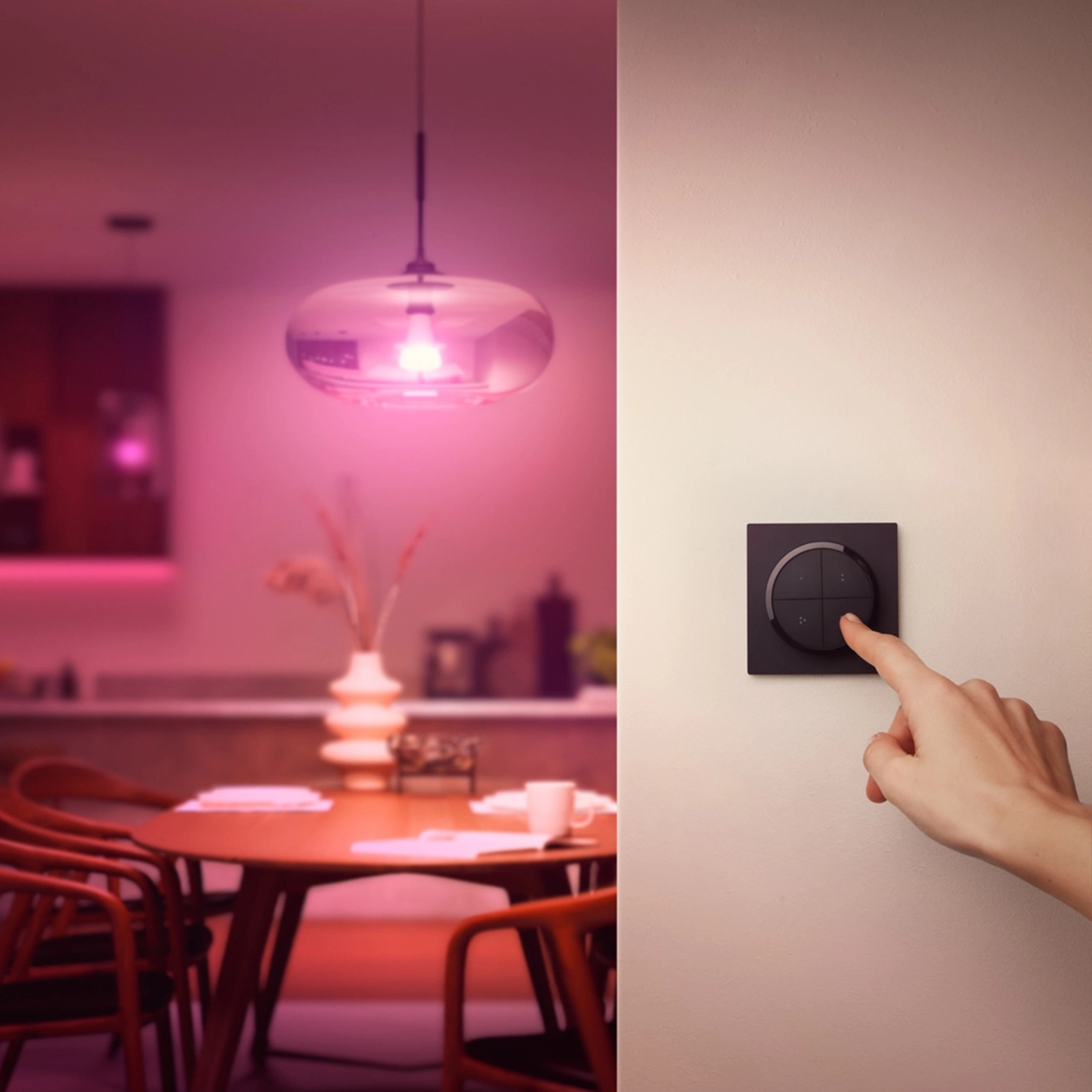 Kontroler Włącznik Ściemniacz Pilot Czarny Regulator Zigbee Bluetooth Tap Dial Switch Philips HUE - druga cecha produktu
