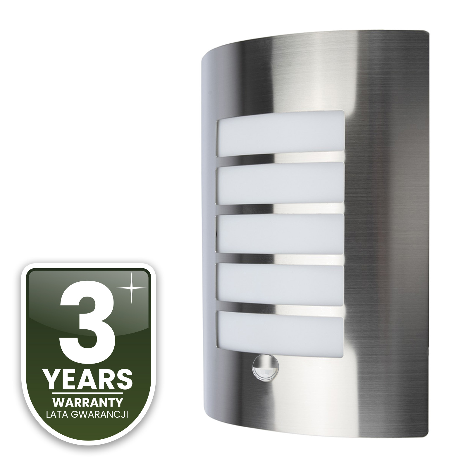 Kinkiet Ogrodowy Elewacyjny Lampa Zewnętrzna E27 NIGELLA z Czujnikiem Ruchu i Zmierzchu - czwarta cecha produktu