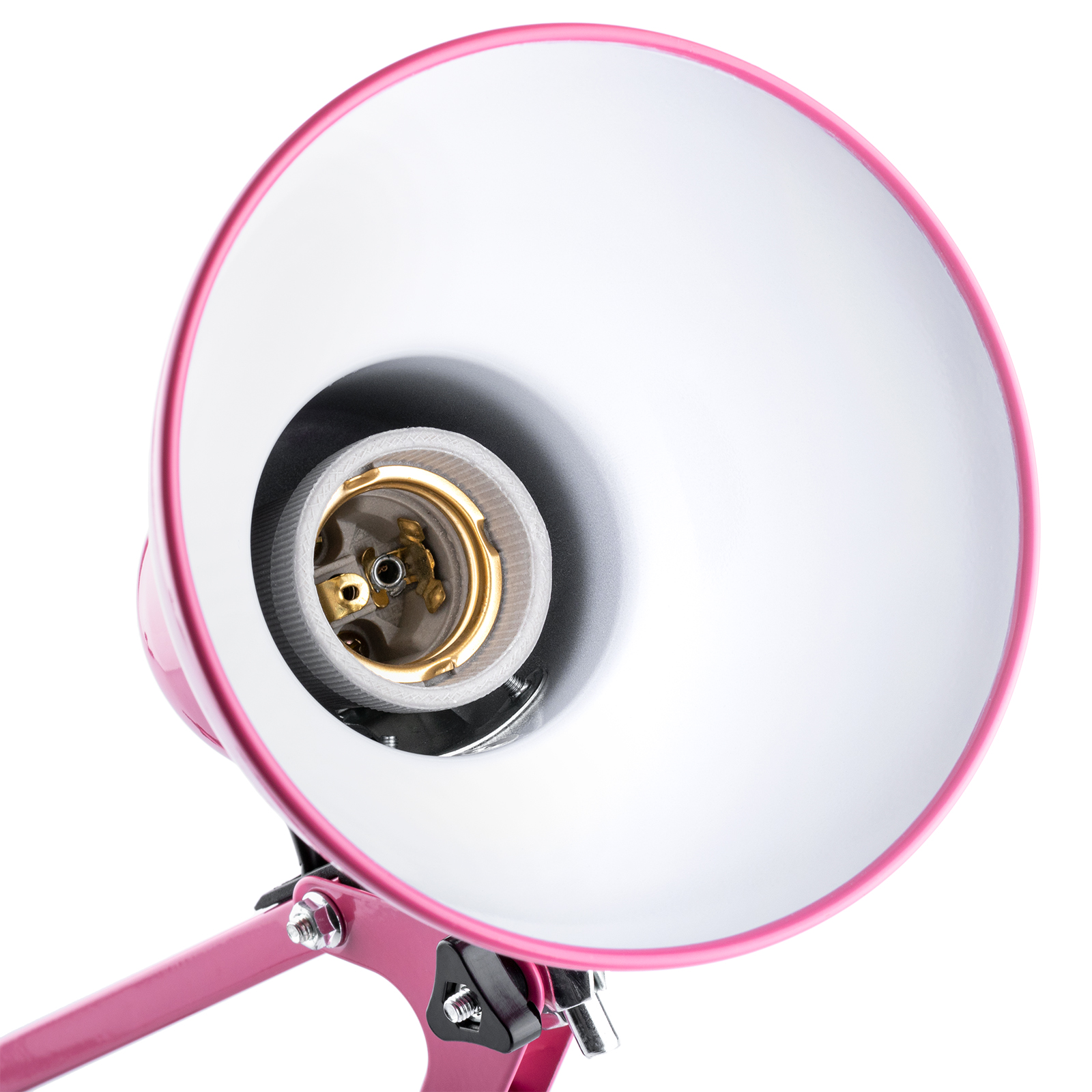 Lampka Biurkowa Kreślarska Stołowa E27 TOBI Różowa Lumiled + uchwyt na blat - druga cecha produktu