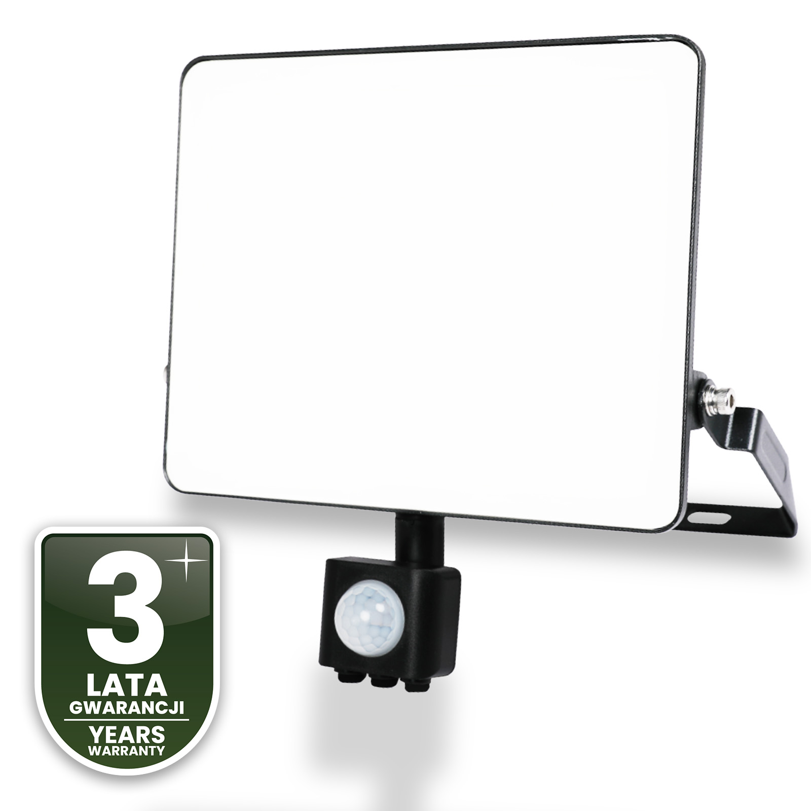 Naświetlacz LED AZZLER 50W 6000lm 4000K IP44 Halogen Zewnętrzny Lampa z Czujnikiem Ruchu Czarny LUMILED - czwarta cecha produktu