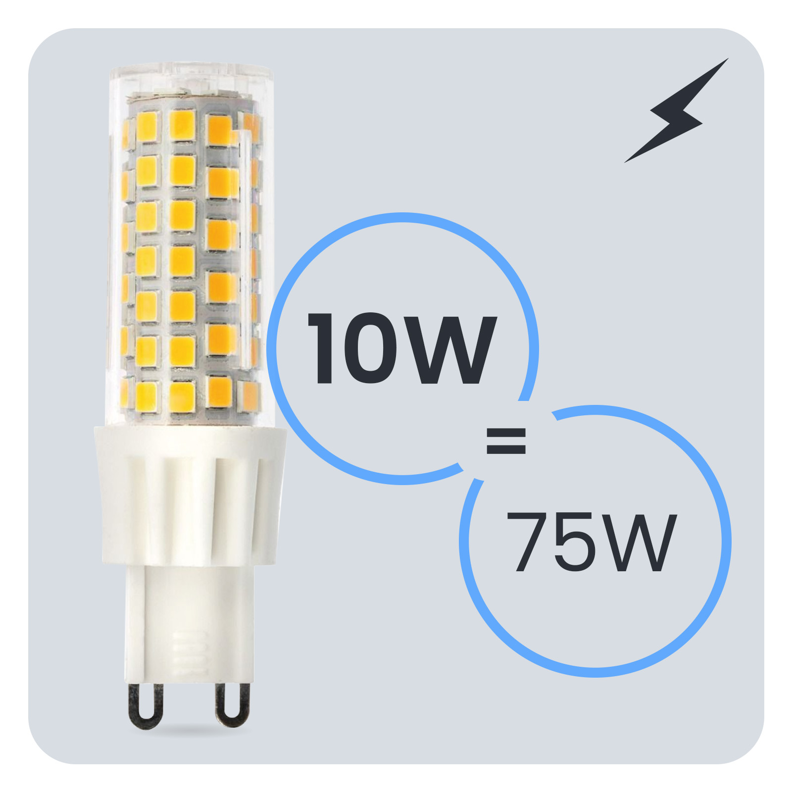 Żarówka LED G9 Kapsułka 10W = 75W 970lm 4000K Neutralna 360° LUMILED - trzecia cecha produktu